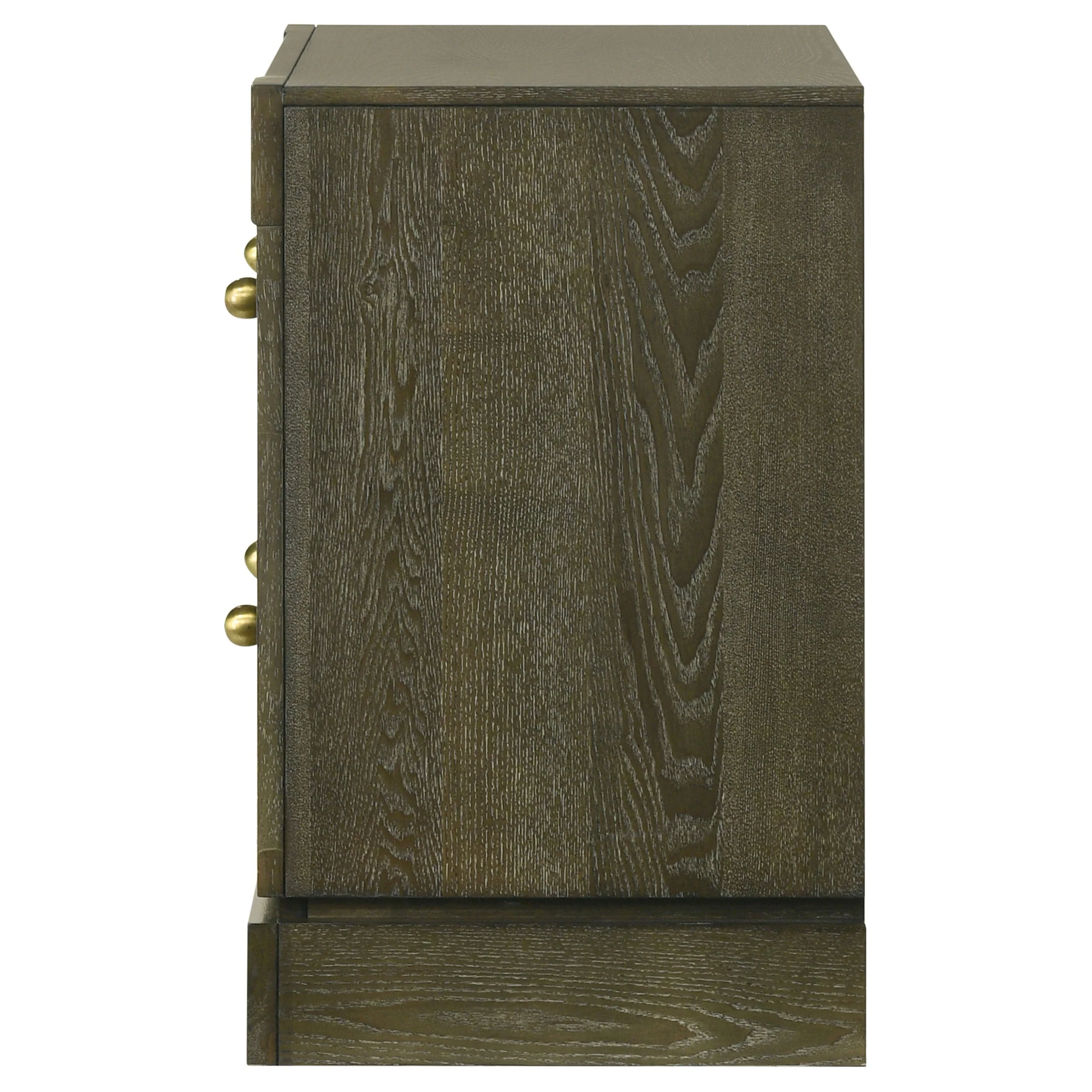 Gran Park 2-drawer Nightstand Bedside Table Dark Cocoa - Image 6