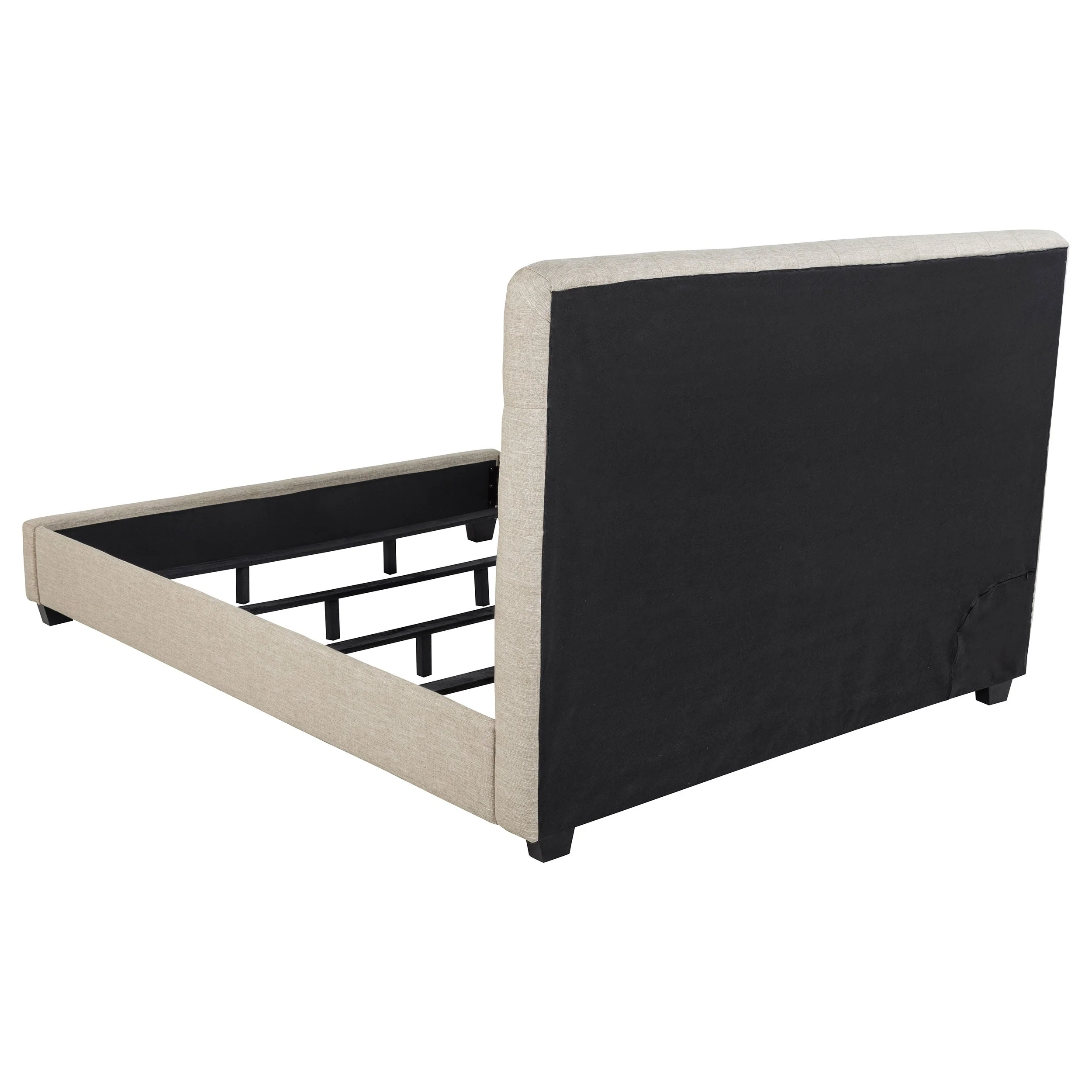 Chloe Upholstered Panel Bed Oatmeal - Image 23