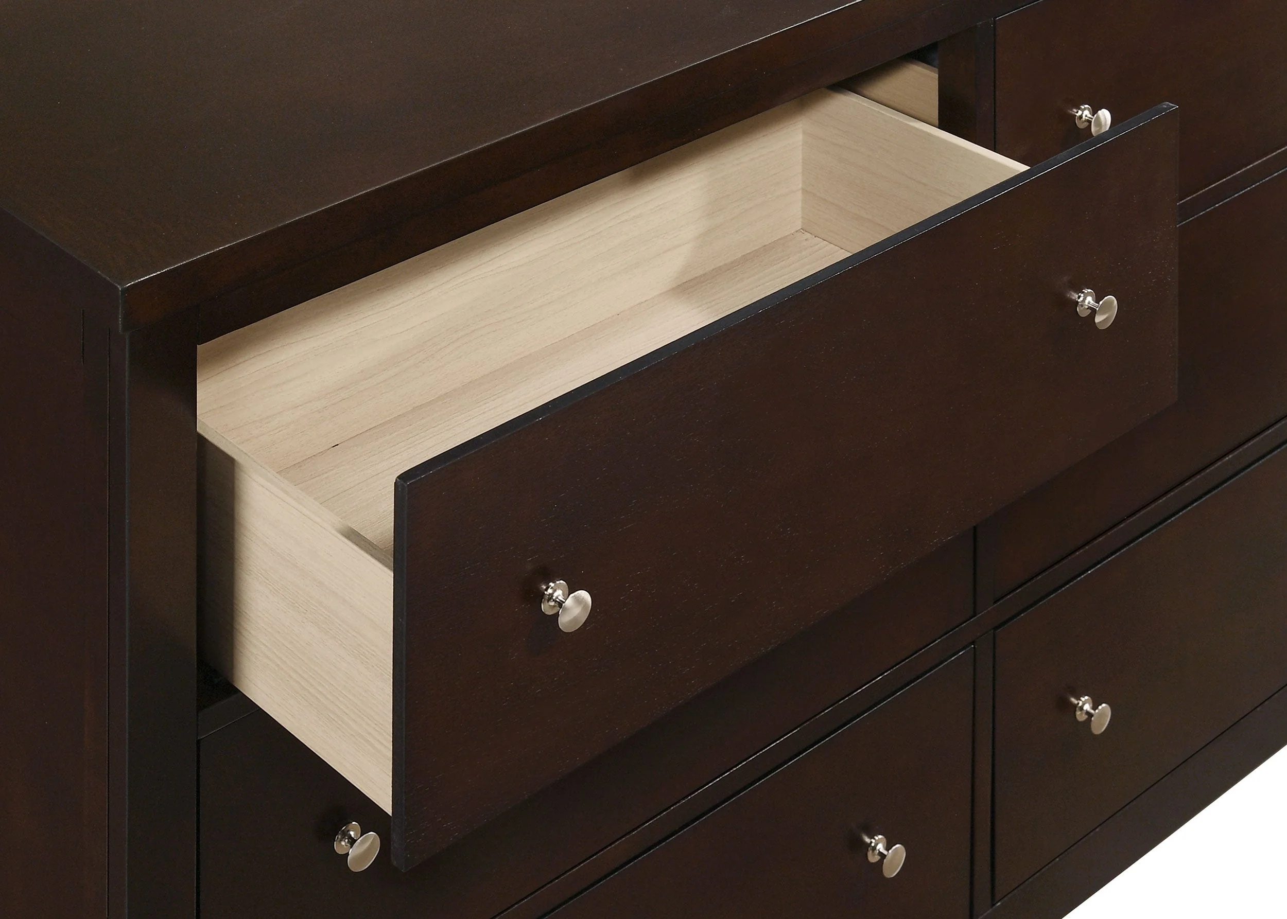 Carlton 6-drawer Dresser with Mirror Cappuccino - Image 12