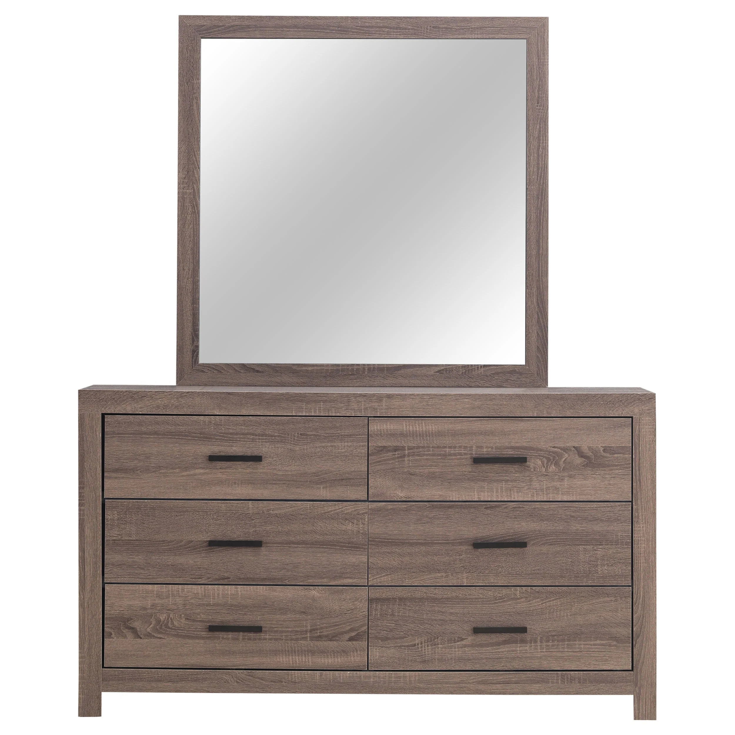 Brantford 6-drawer Dresser with Mirror - Image 7