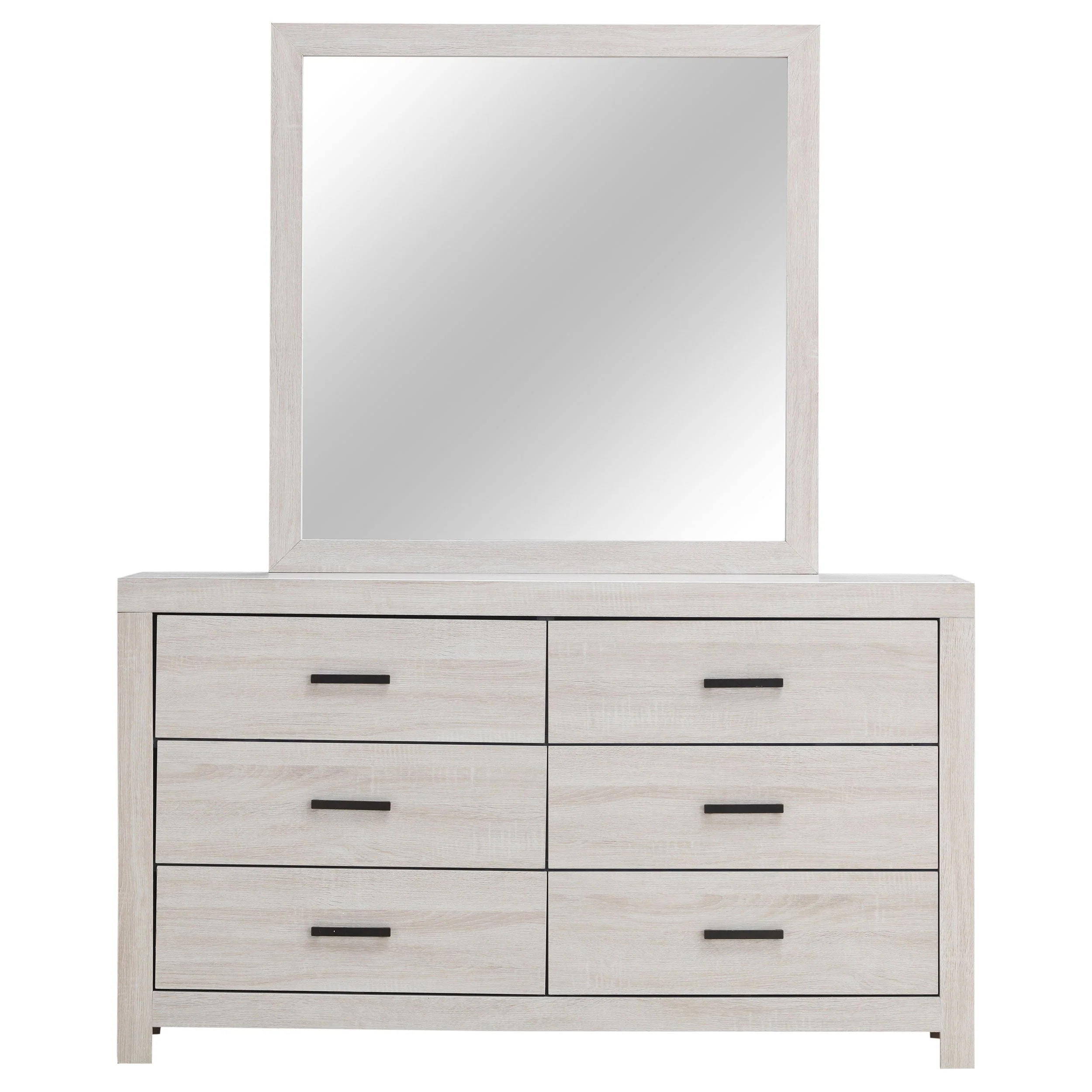 Brantford 6-drawer Dresser with Mirror - Image 8