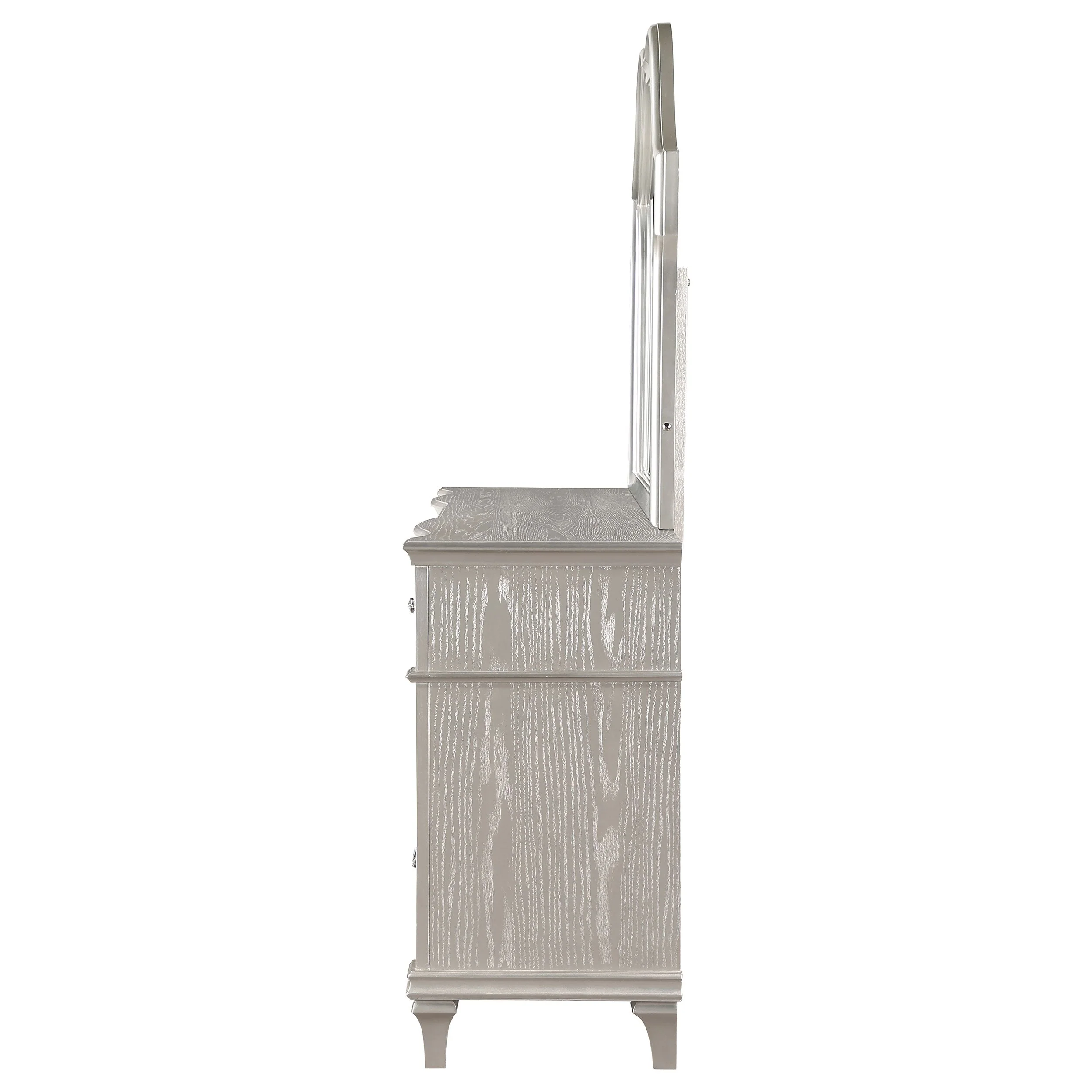Evangeline 9-drawer Dresser with Mirror Silver Oak - Image 6