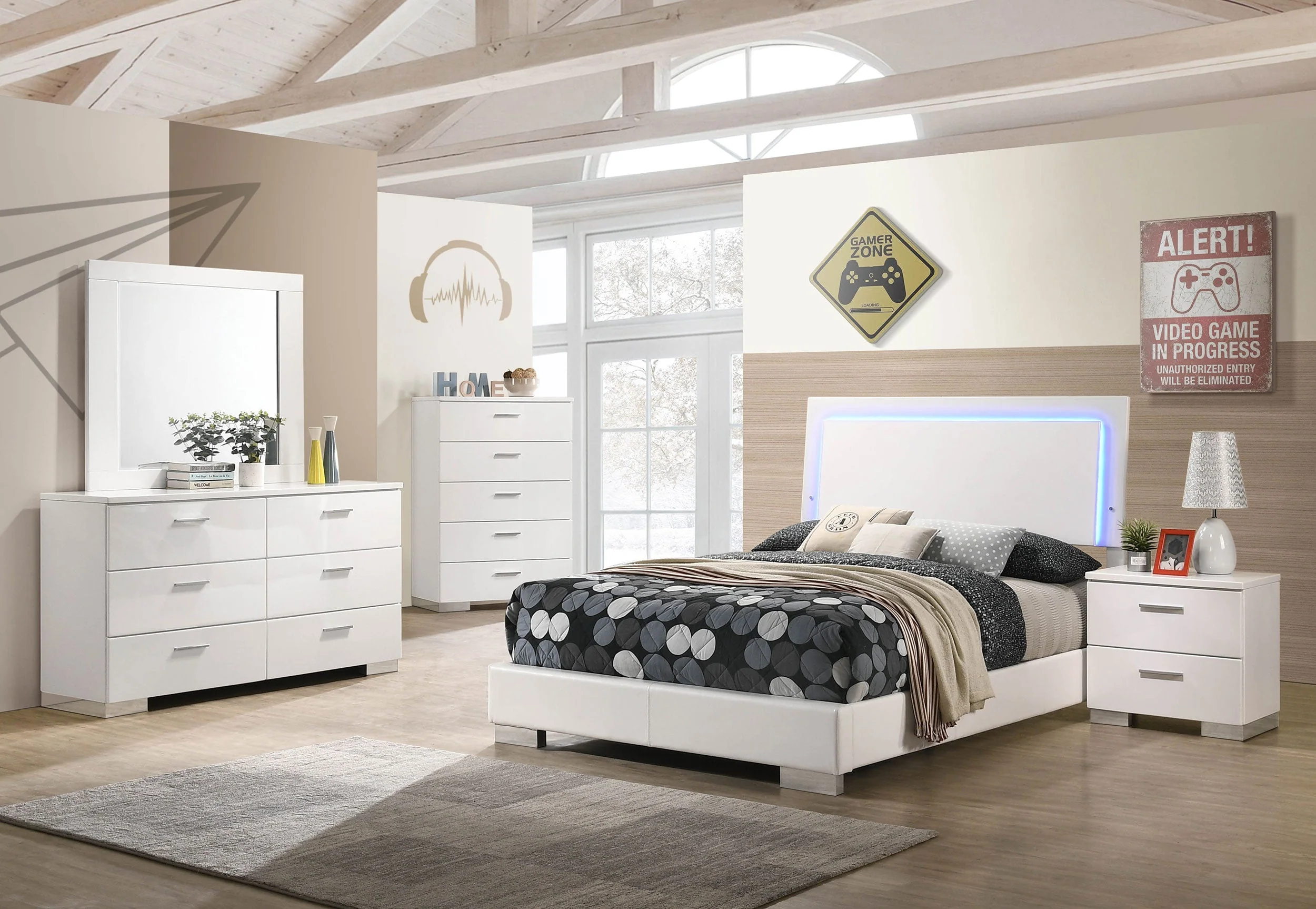 Felicity Bedroom Set High Gloss - Image 11