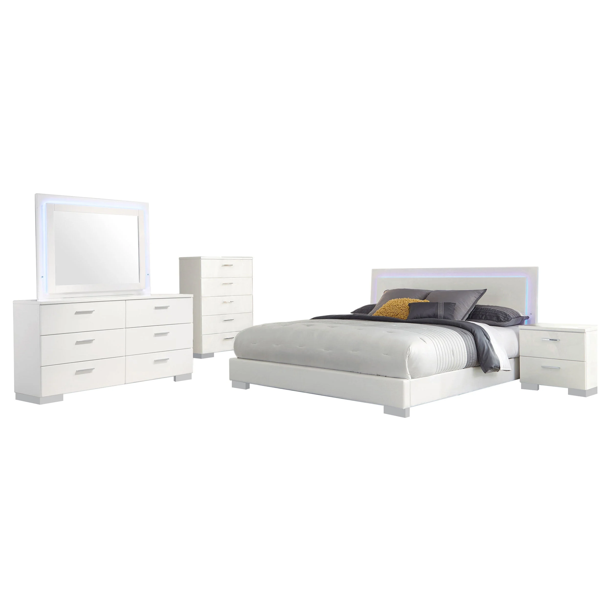 Felicity Bedroom Set High Gloss - Image 38