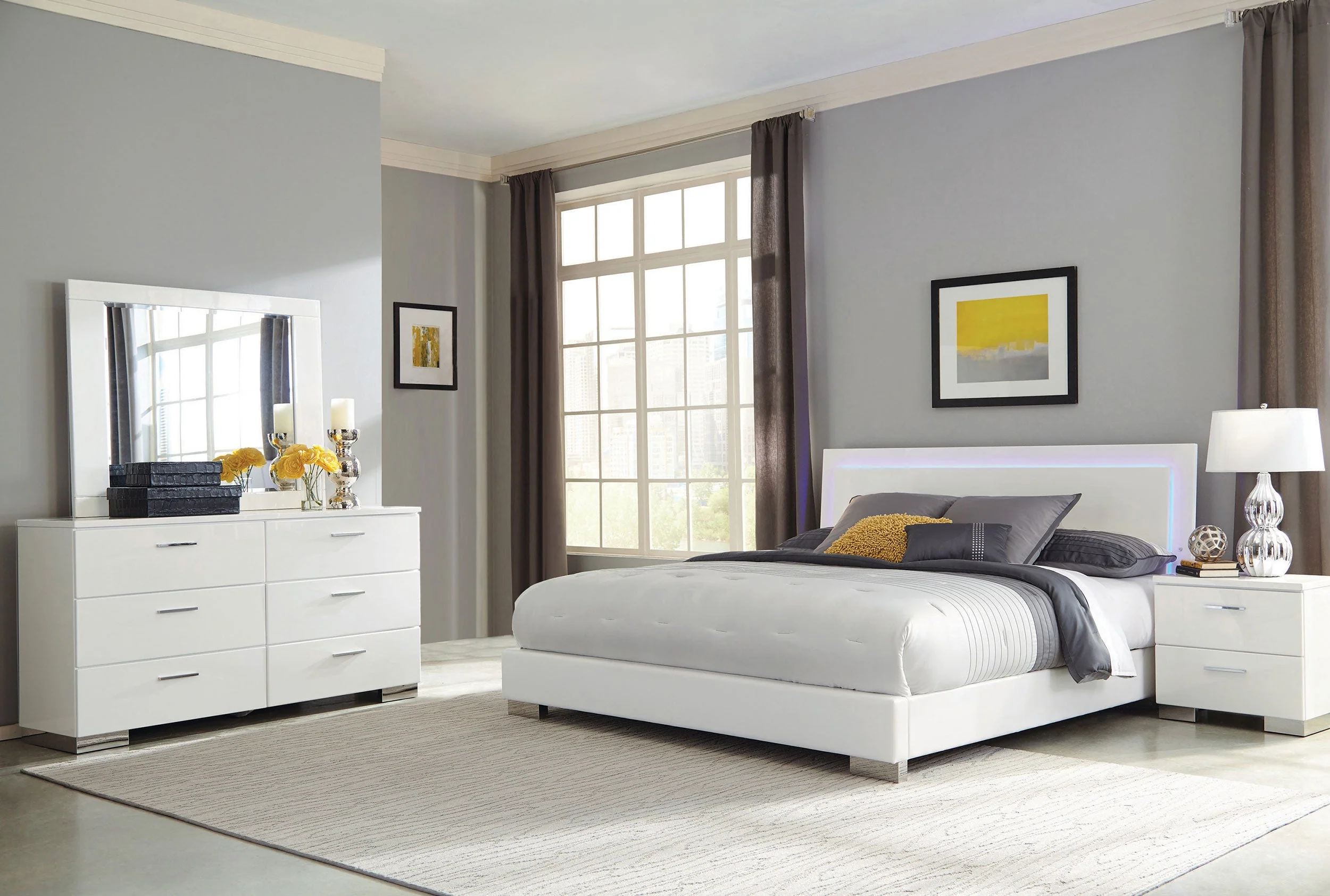 Felicity Bedroom Set High Gloss - Image 7