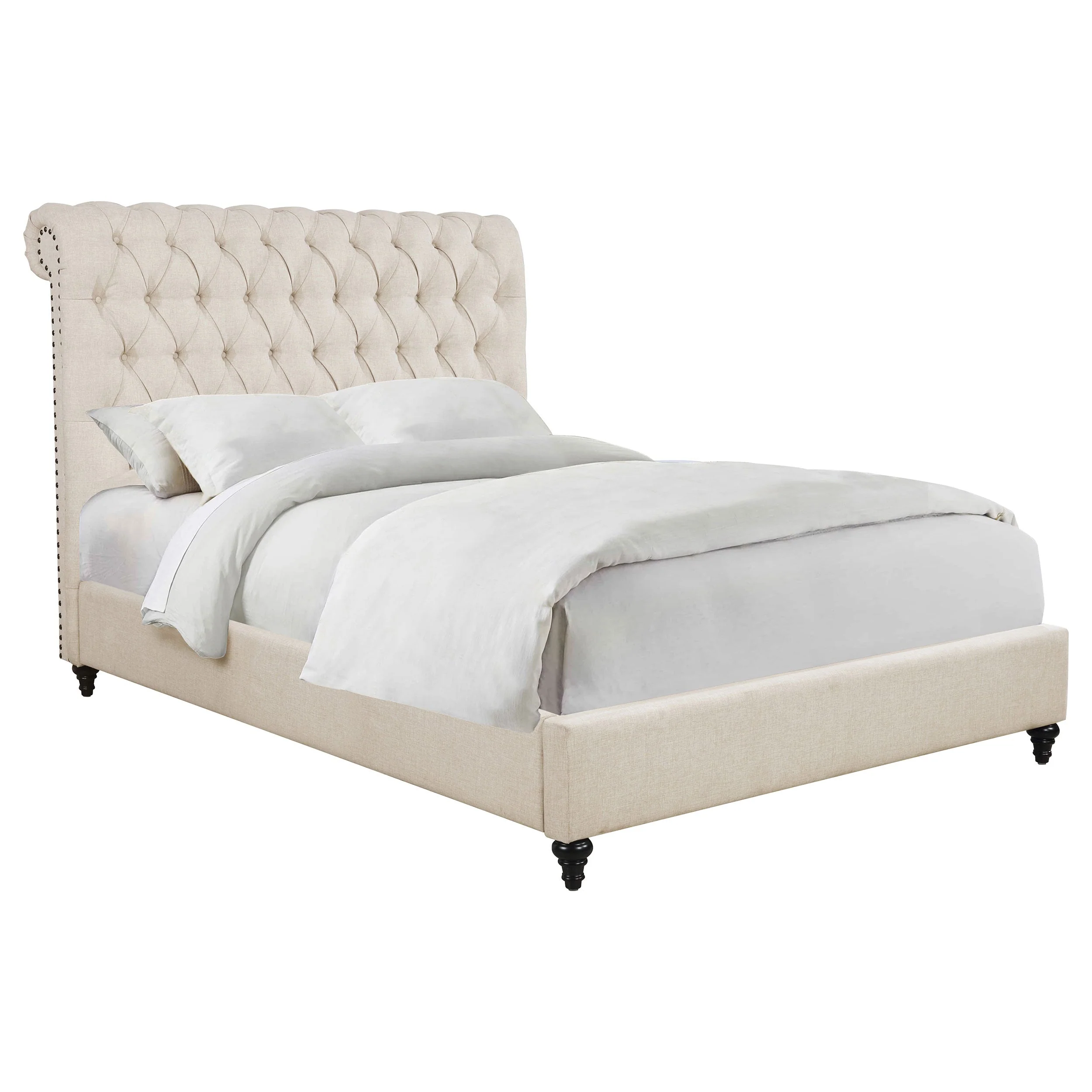 Devon 57-inch Upholstered Panel Bed - Image 18