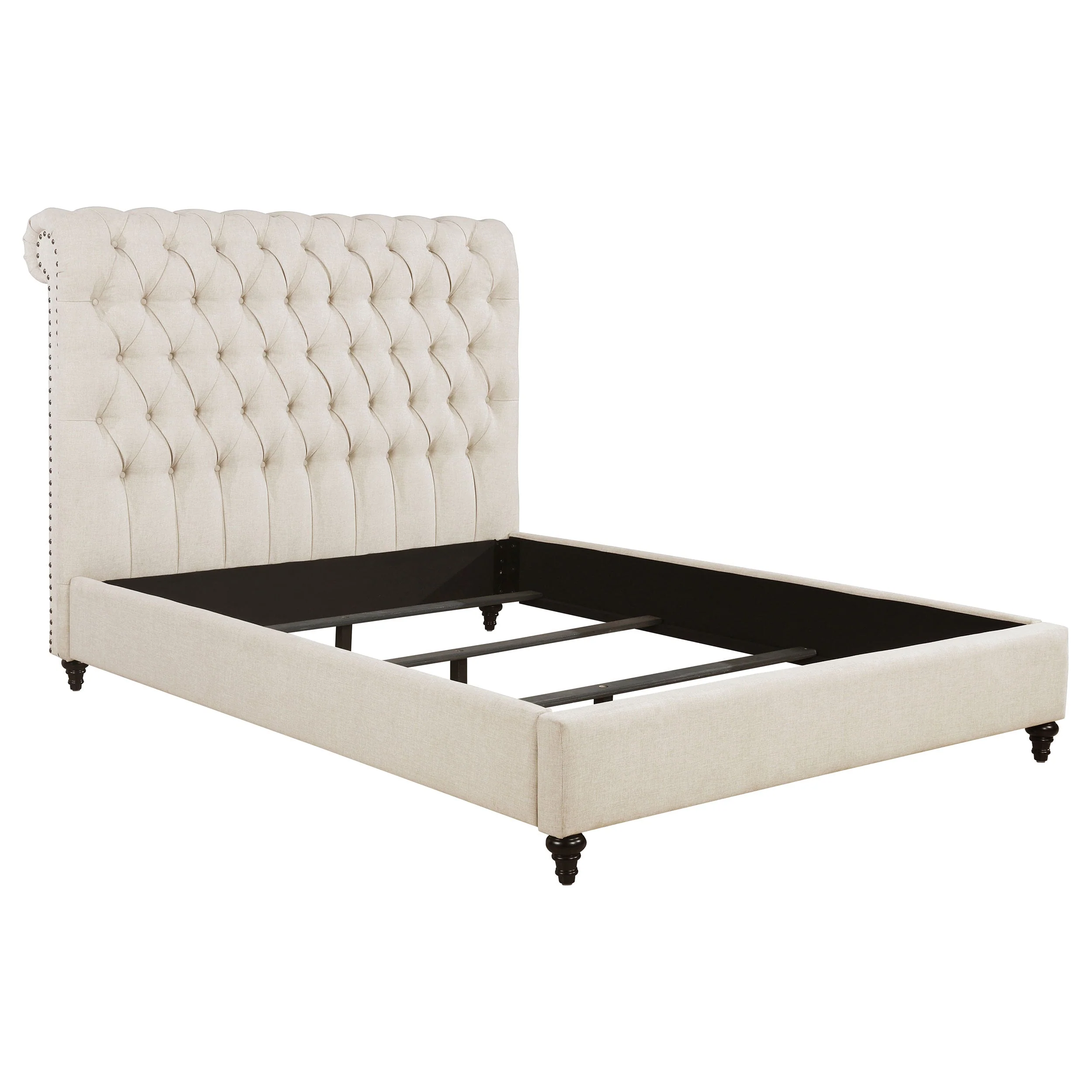 Devon 57-inch Upholstered Panel Bed - Image 9