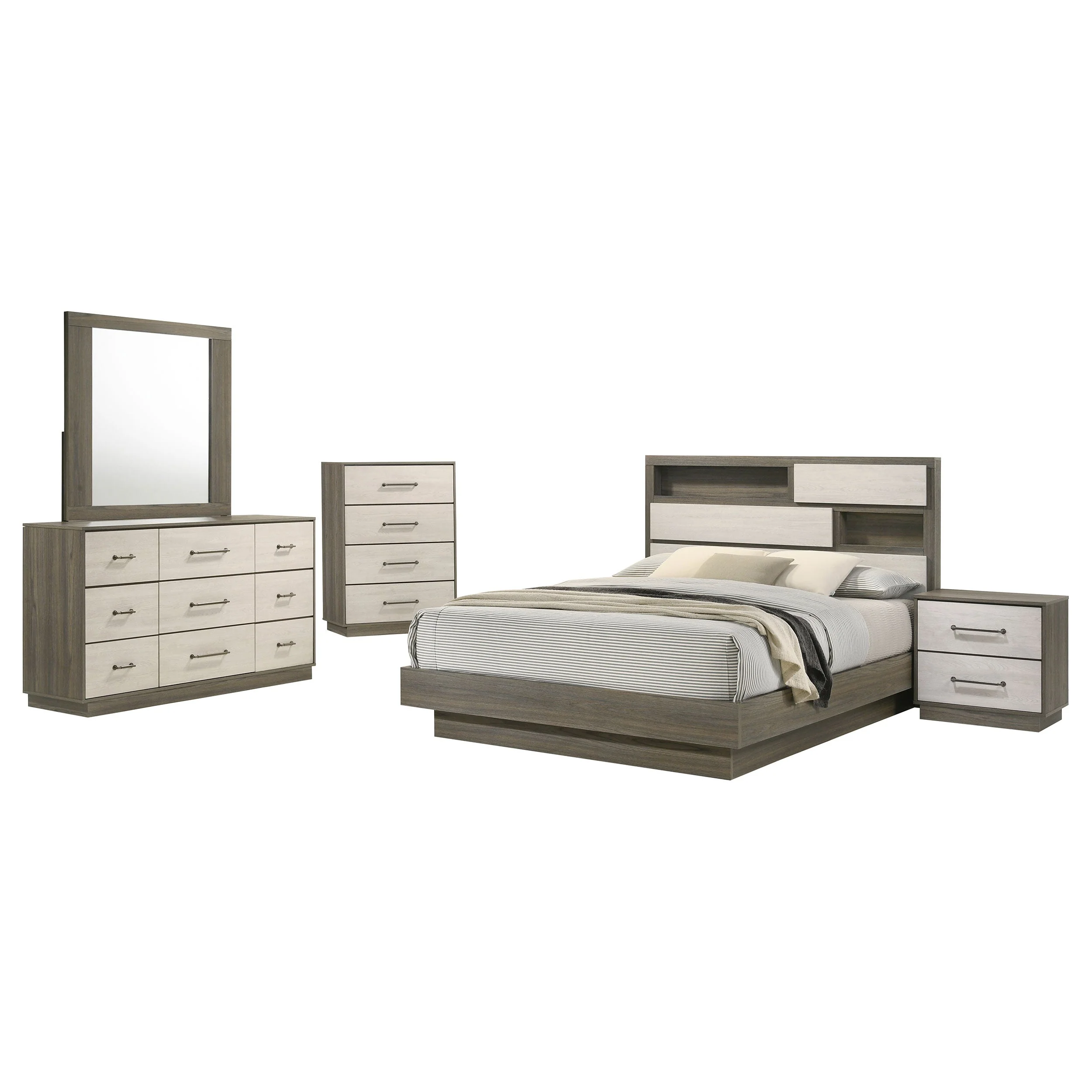 Fenwick Bedroom Set Grey Oak - Image 16