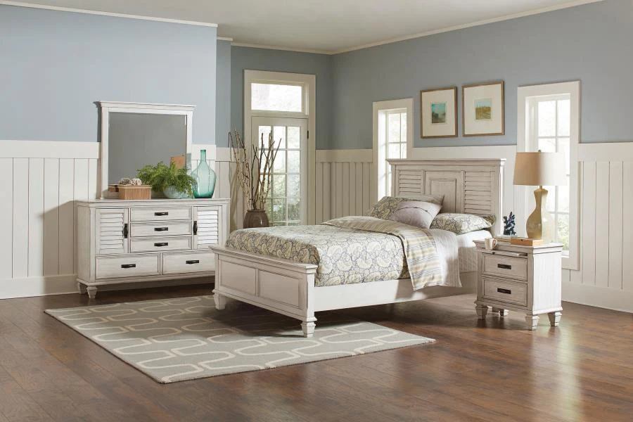 Franco Bedroom Set Distressed - Image 3
