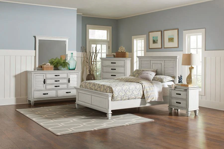 Franco Bedroom Set Distressed - Image 4