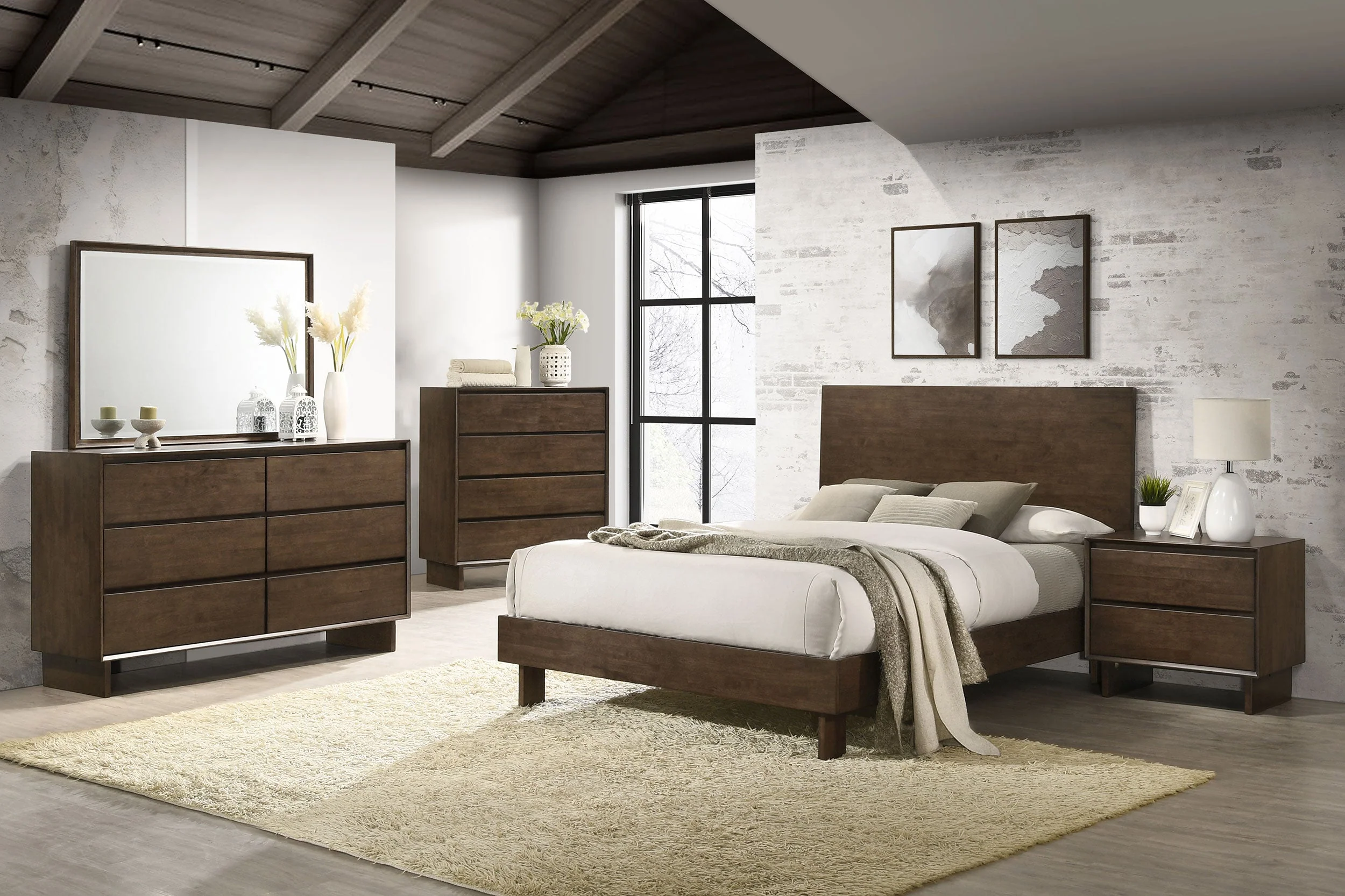 Glenwood Bedroom Set Warm Brown - Image 8