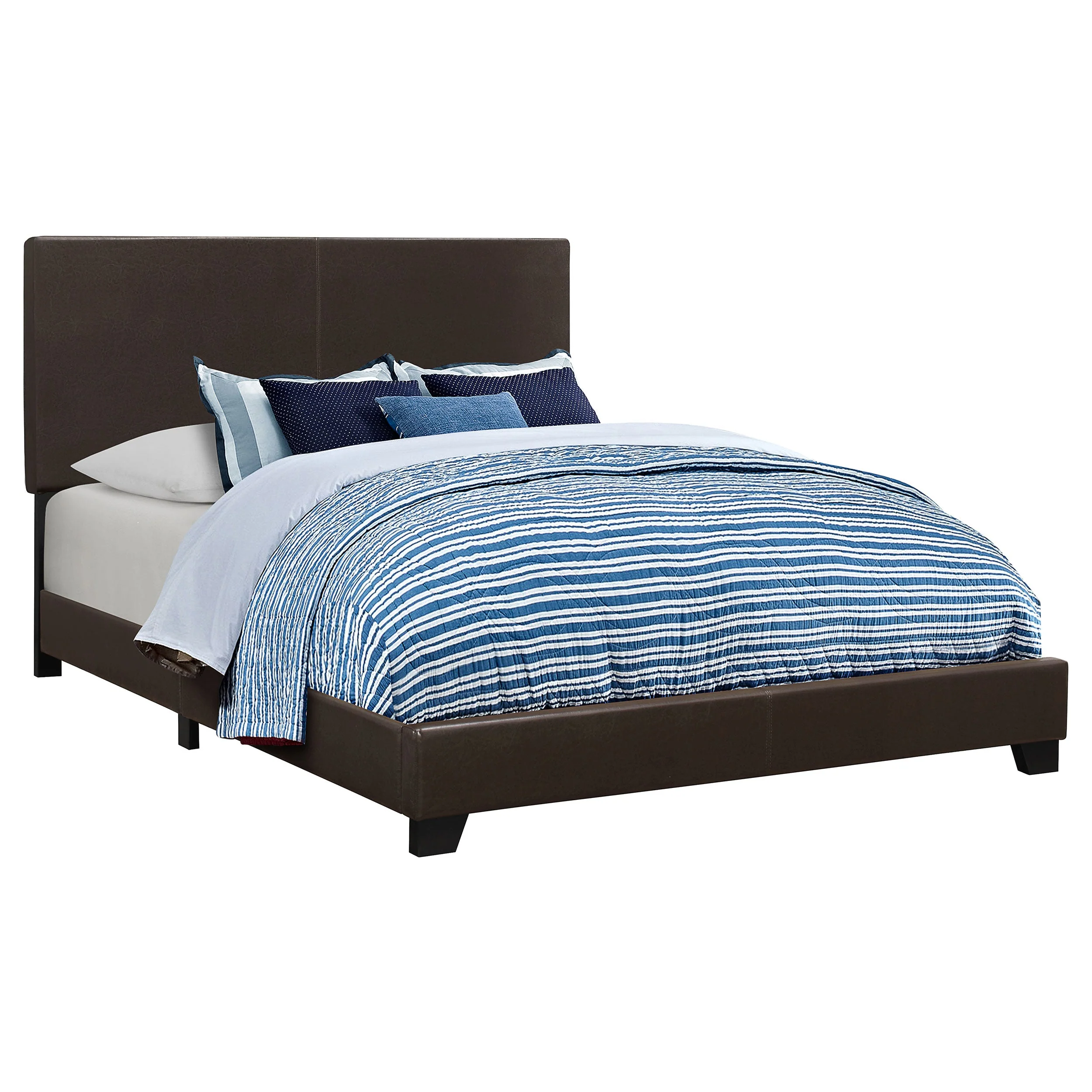 Dorian Faux Leather Upholstered Panel Bed - Image 17