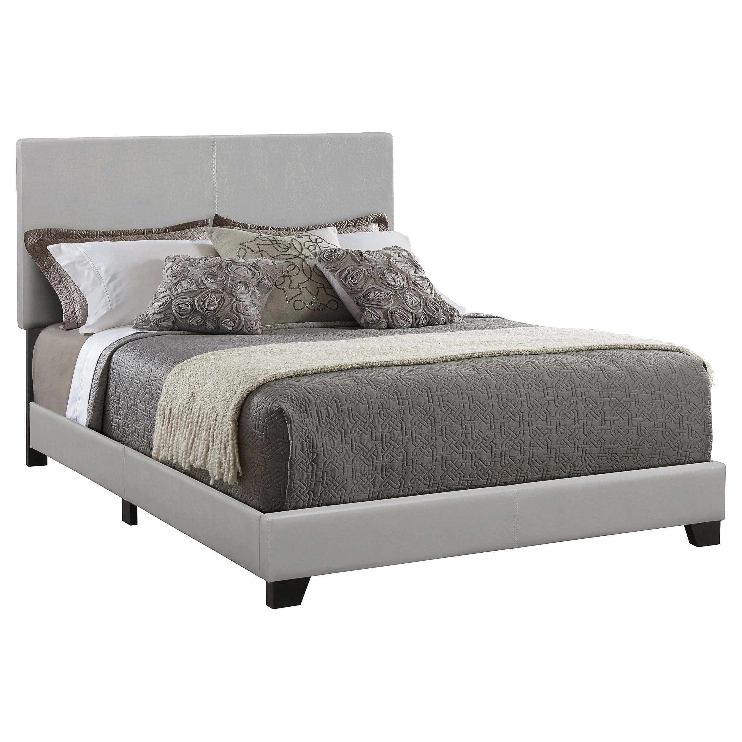 Dorian Faux Leather Upholstered Panel Bed - Image 24