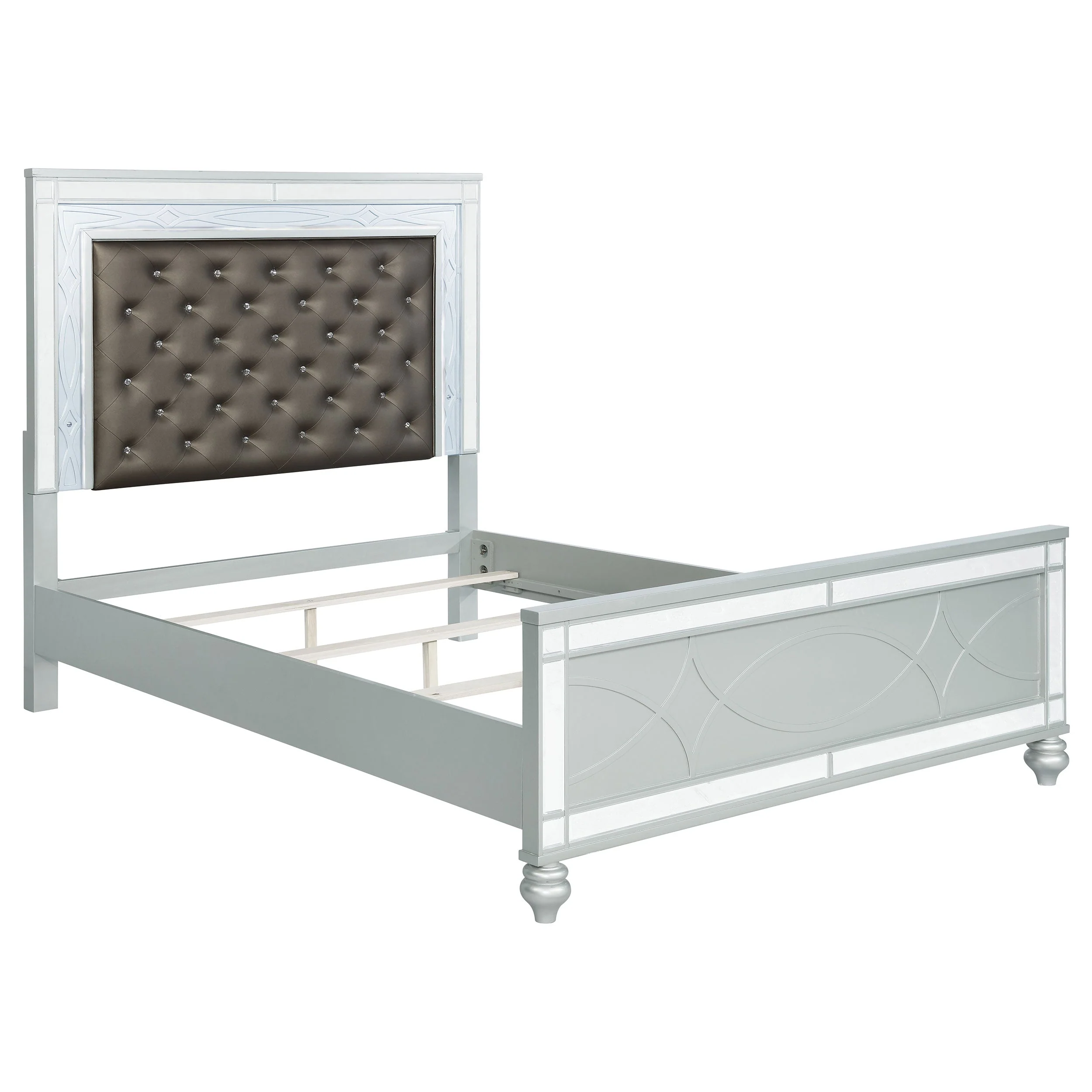 Gunnison Bedroom Set Silver Metallic - Image 19