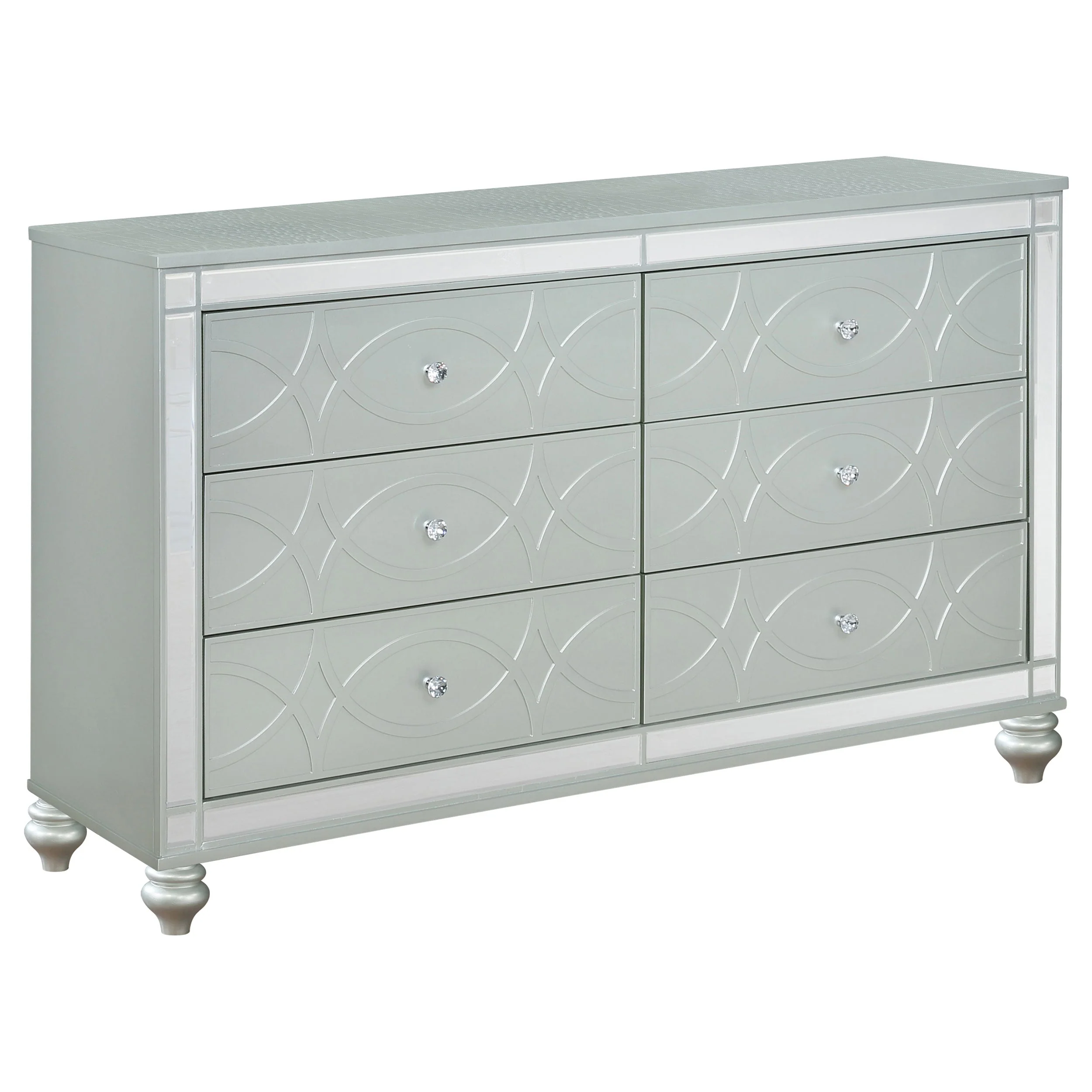 Gunnison Bedroom Set Silver Metallic - Image 43