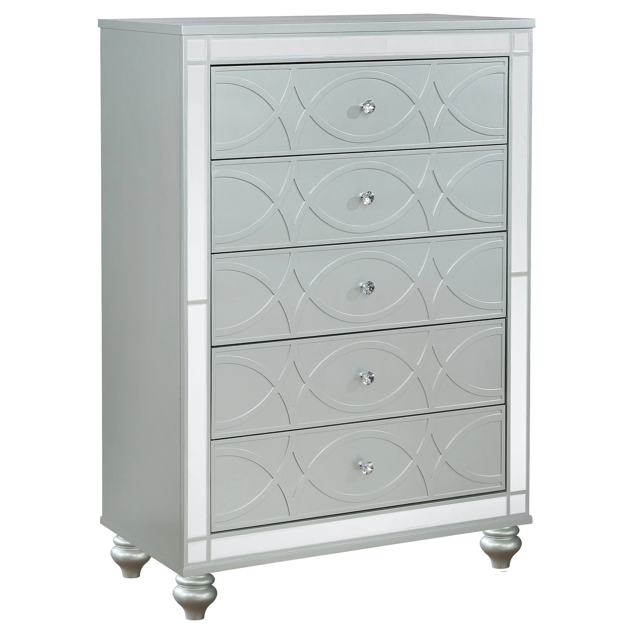 Gunnison Bedroom Set Silver Metallic - Image 72