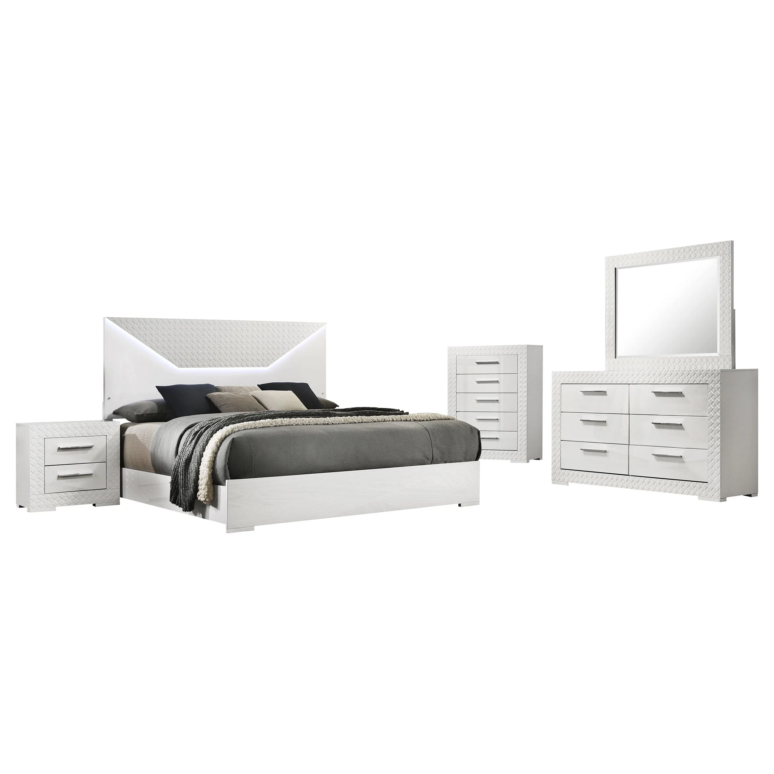 Ives Bedroom Set High Gloss - Image 18