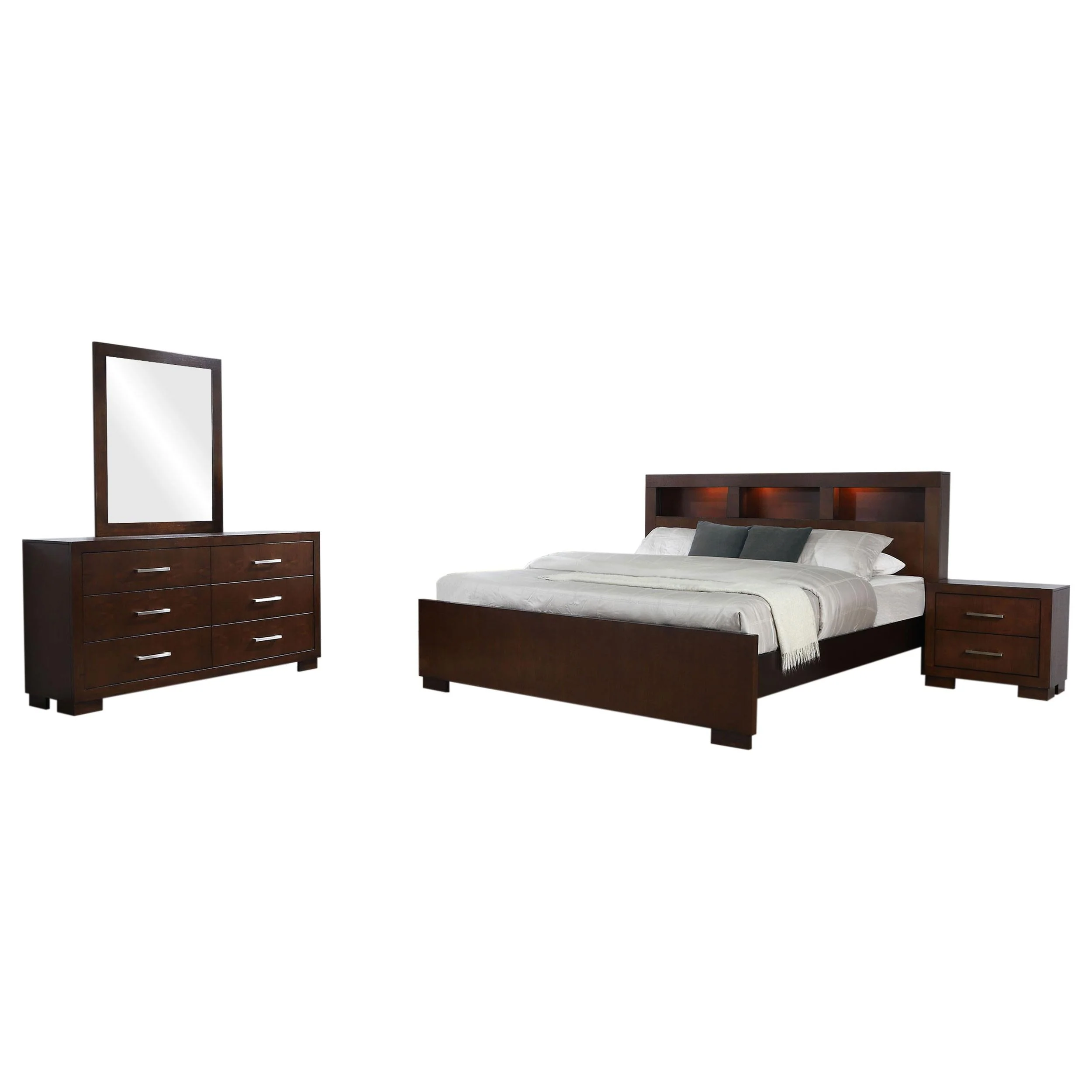 Jessica Bedroom Set Cappuccino - Image 15