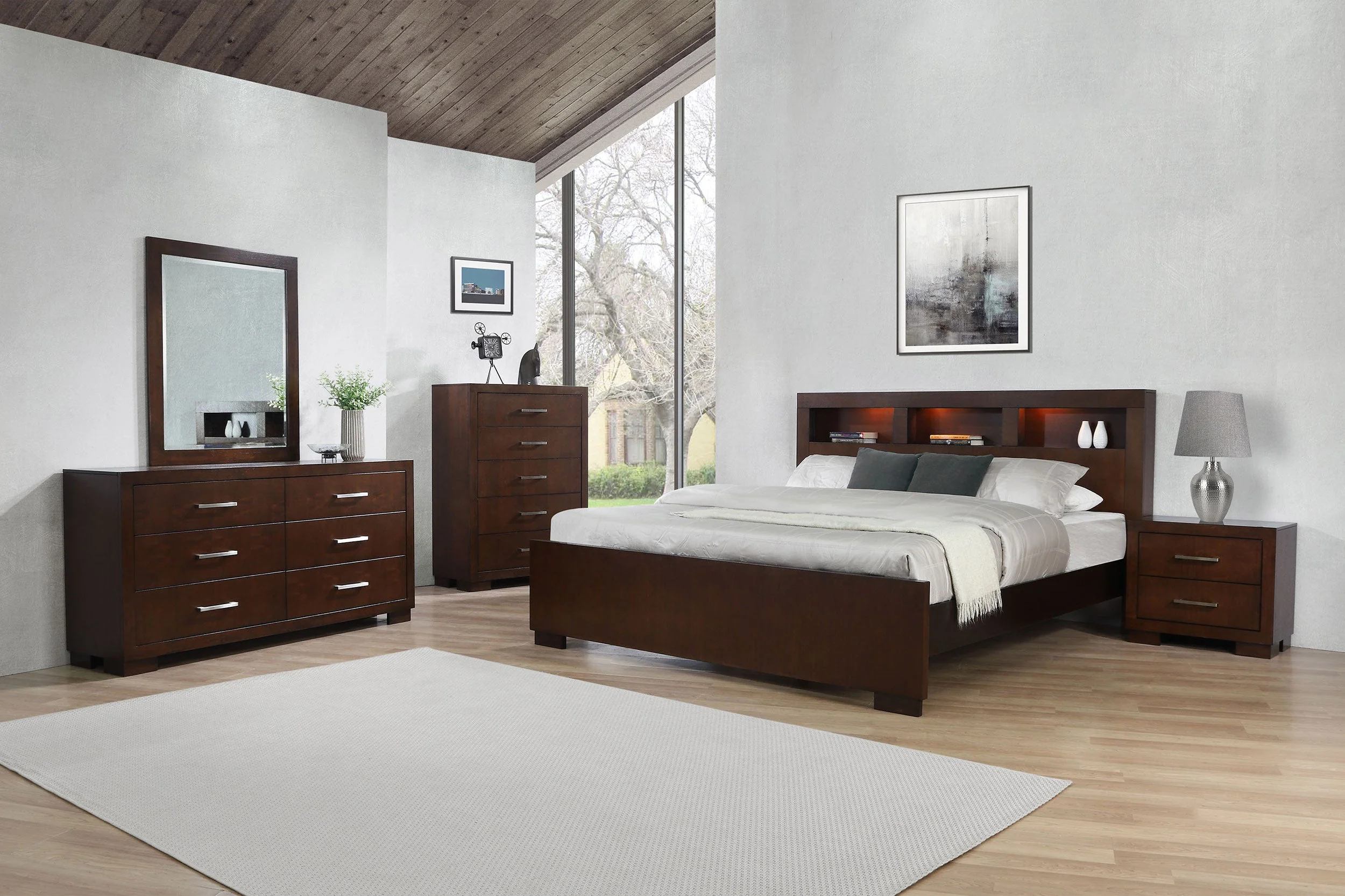 Jessica Bedroom Set Cappuccino - Image 8