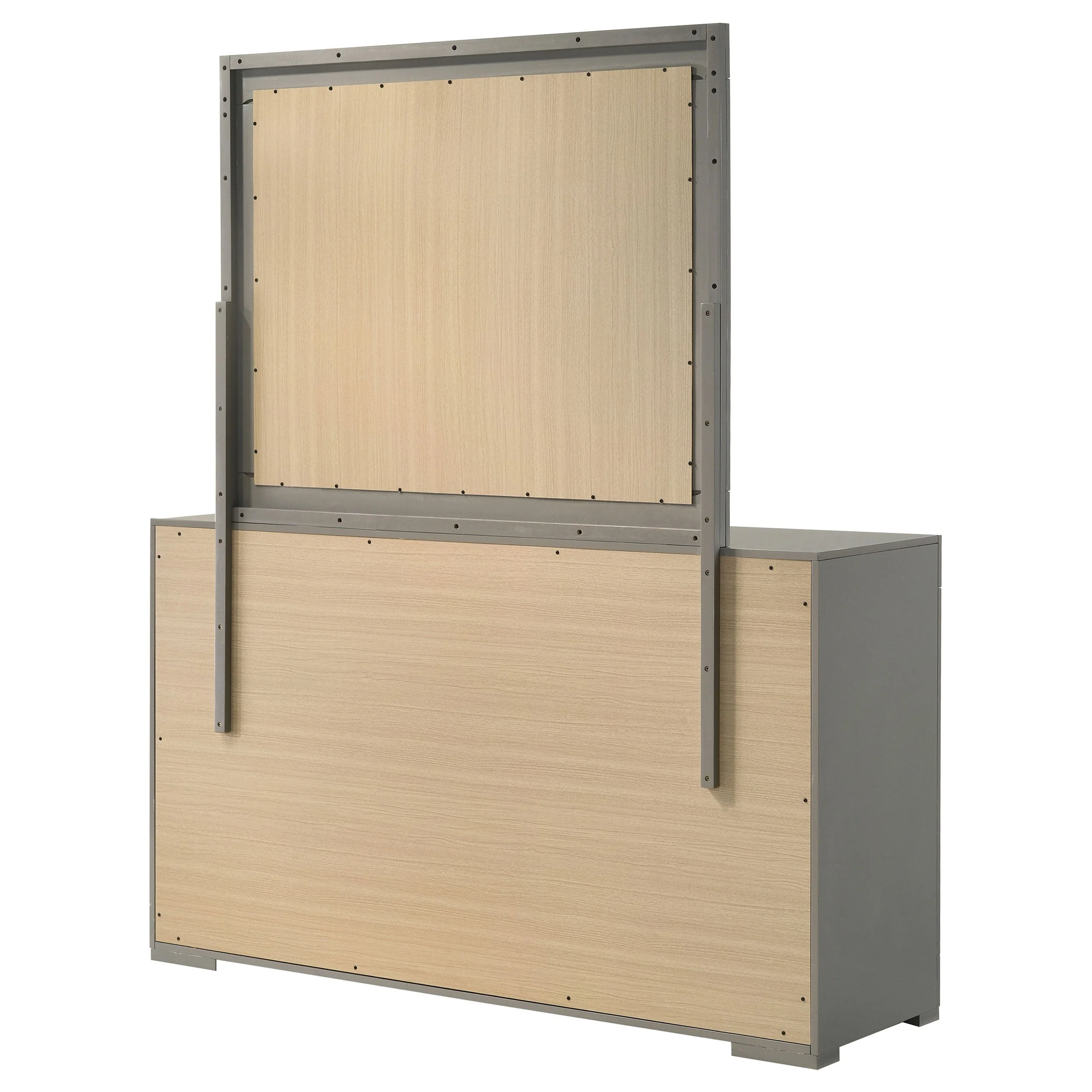 Ives 6-drawer Dresser and Mirror High Gloss - Image 18