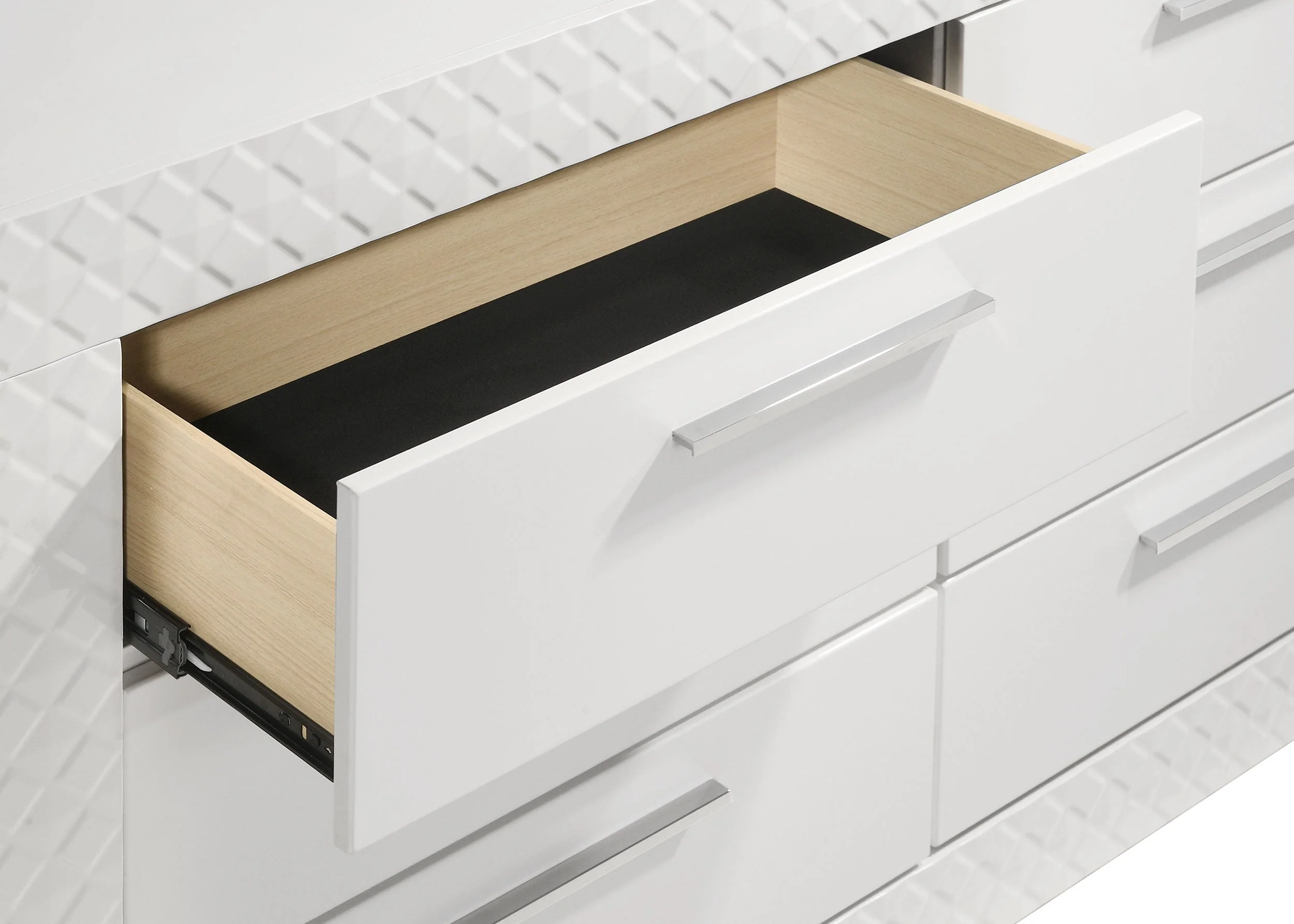 Ives 6-drawer Dresser and Mirror High Gloss - Image 21