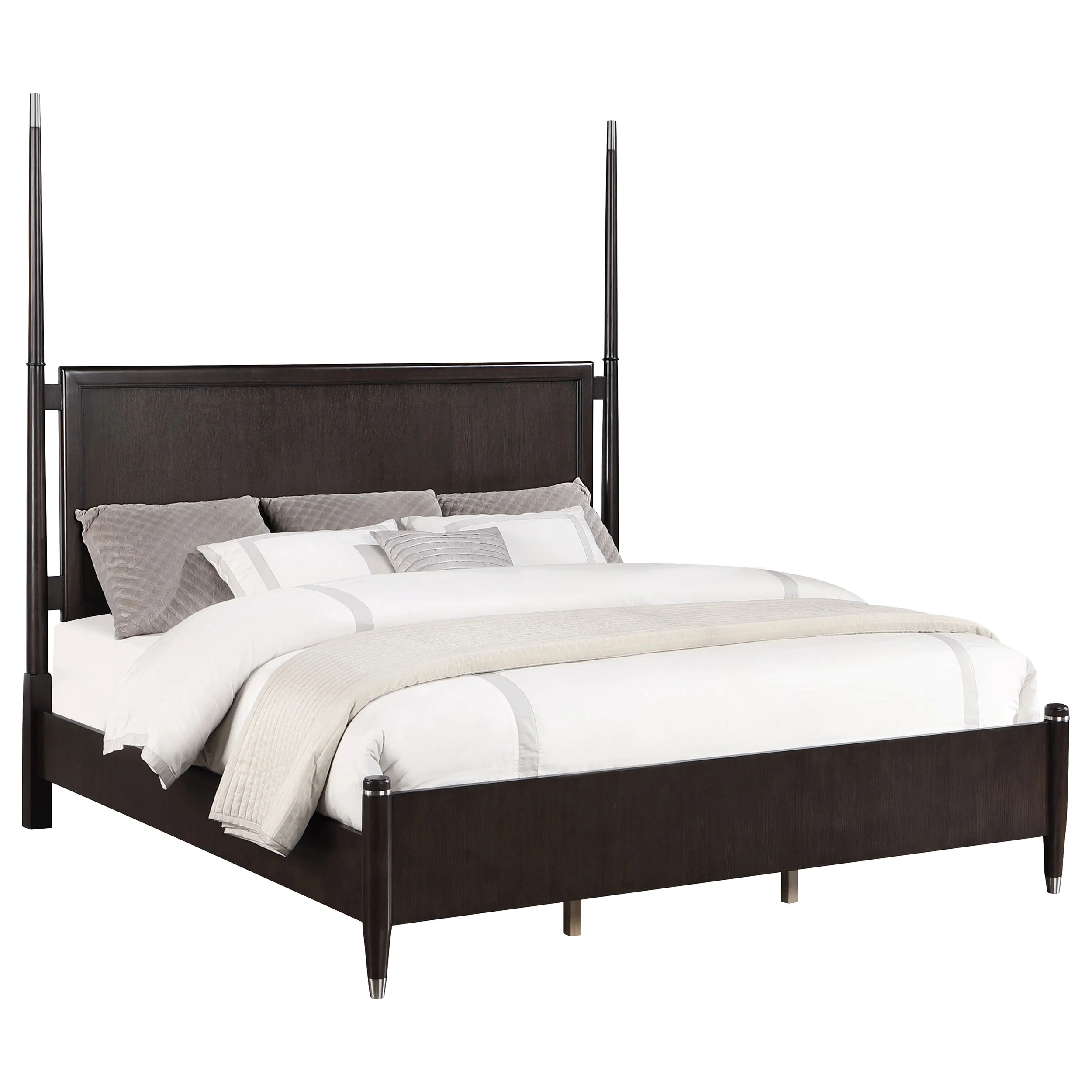 Emberlyn Wood Queen Poster Bed Brown - Image 7