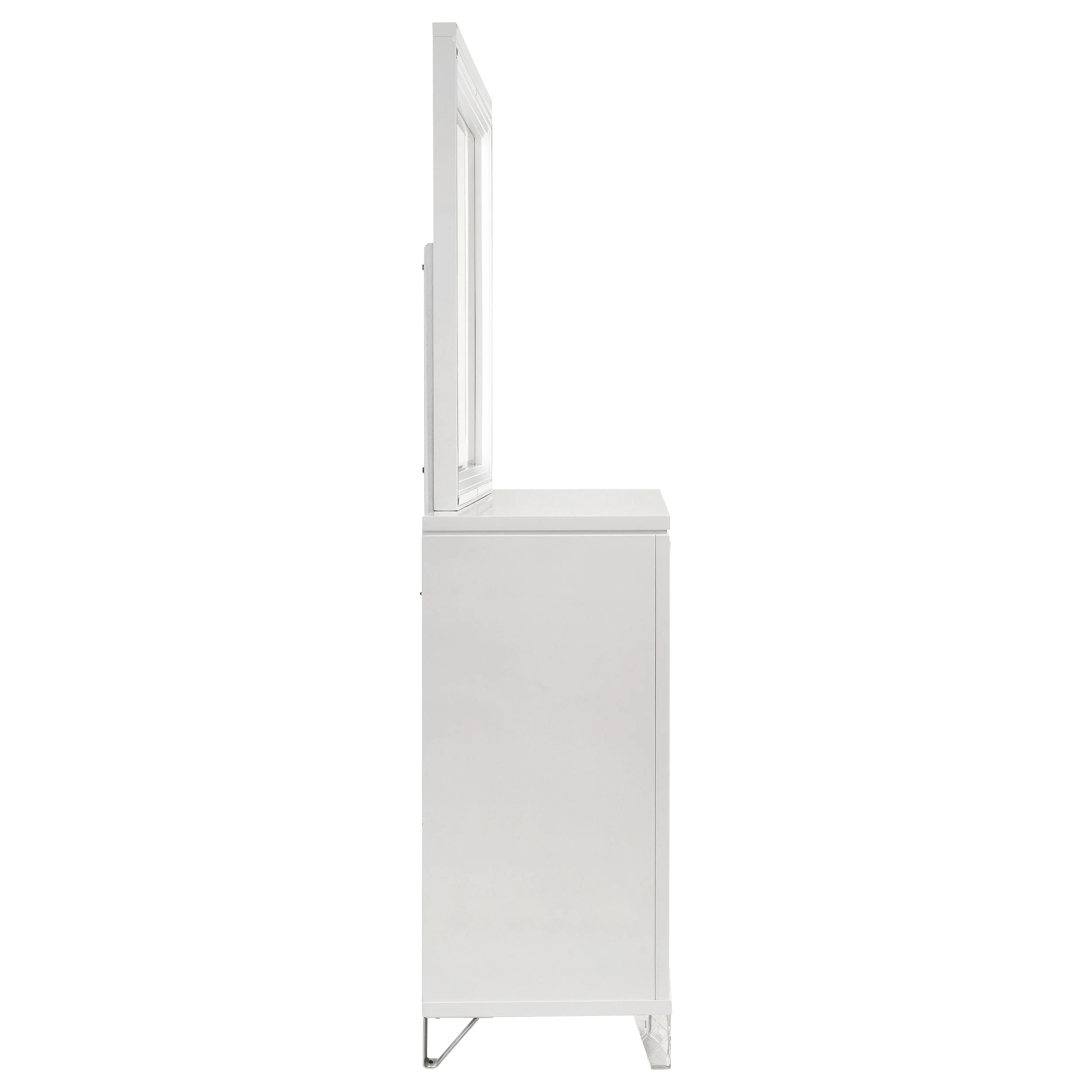 Marmore 9-drawer Dresser and LED Mirror White - Image 10