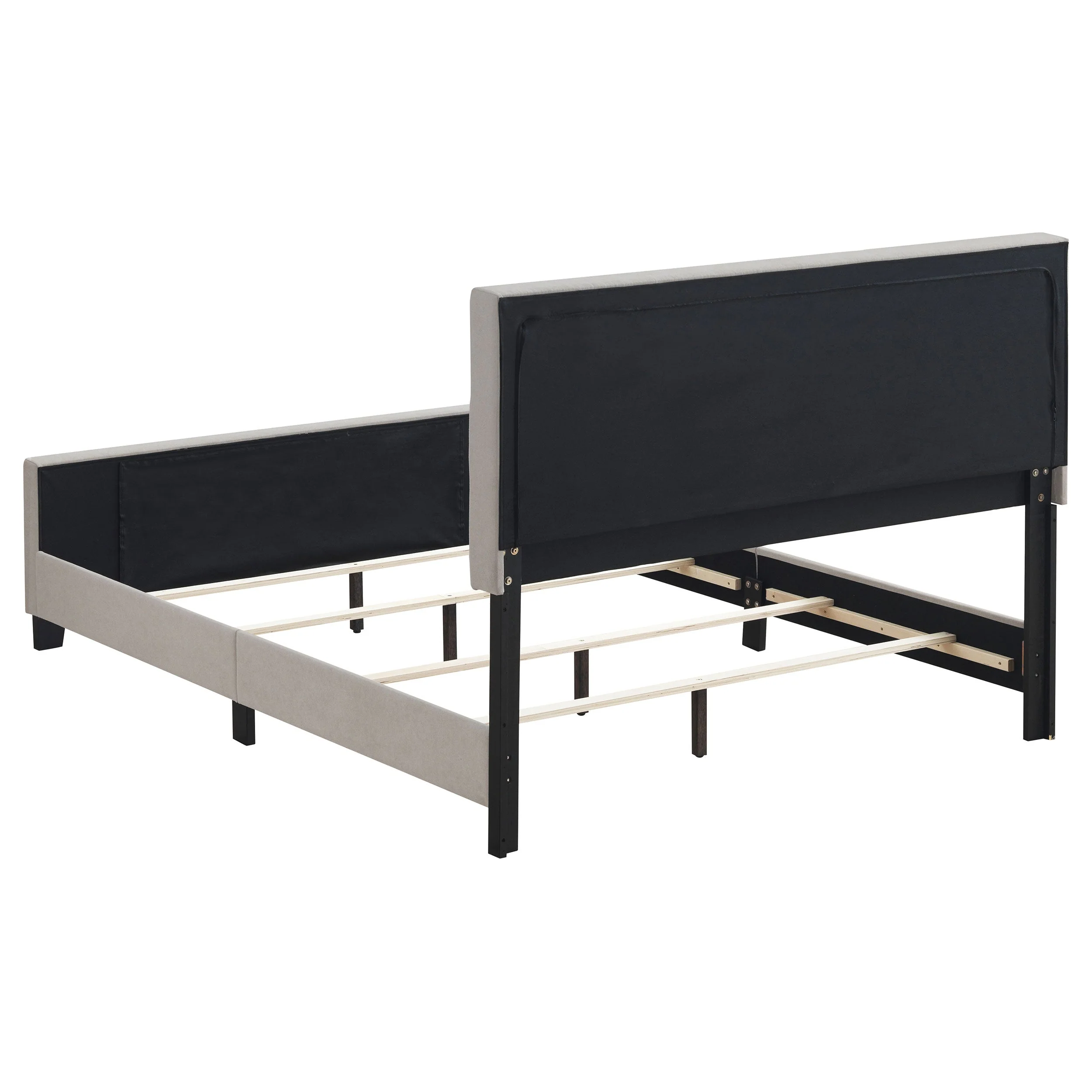 Fairfield Upholstered Panel Bed Beige - Image 10
