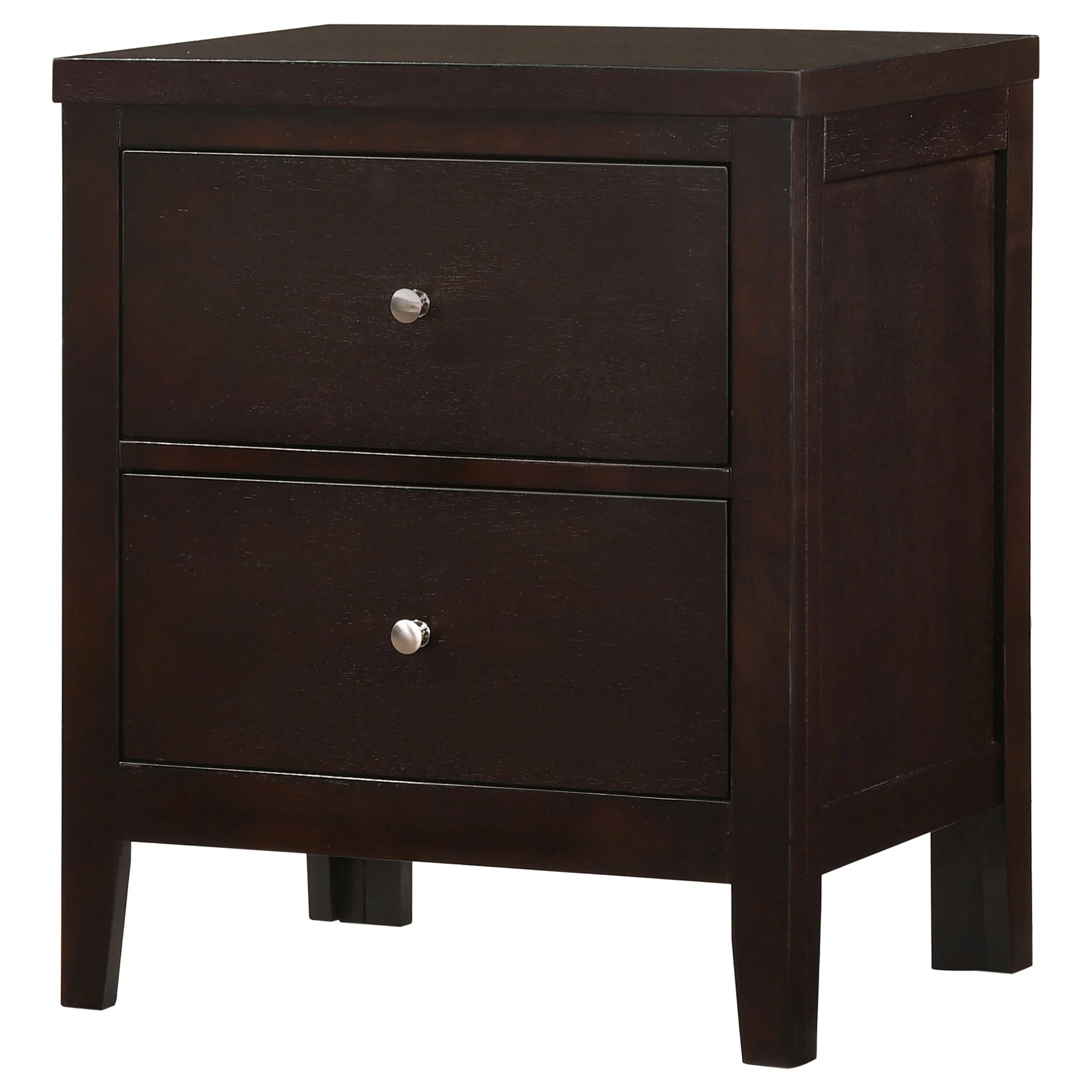 Carlton 2-drawer Nightstand Cappuccino - Image 5
