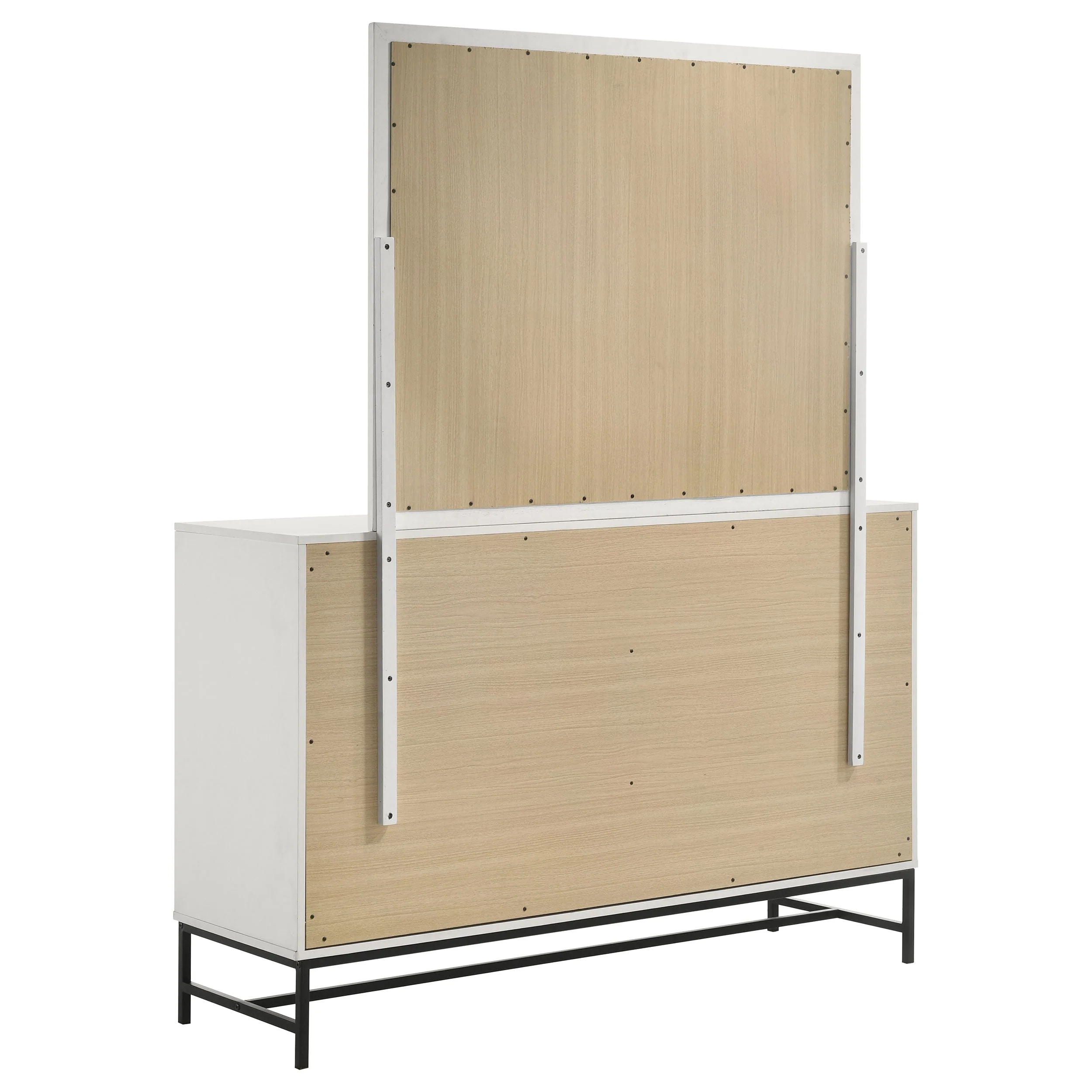 Sonora 6-drawer Dresser with Mirror White - Image 7