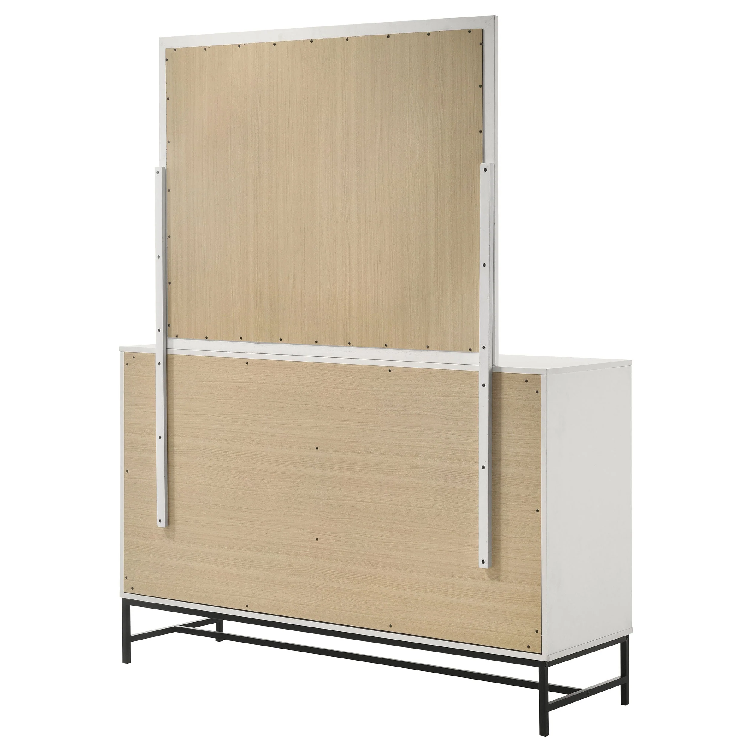 Sonora 6-drawer Dresser with Mirror White - Image 9
