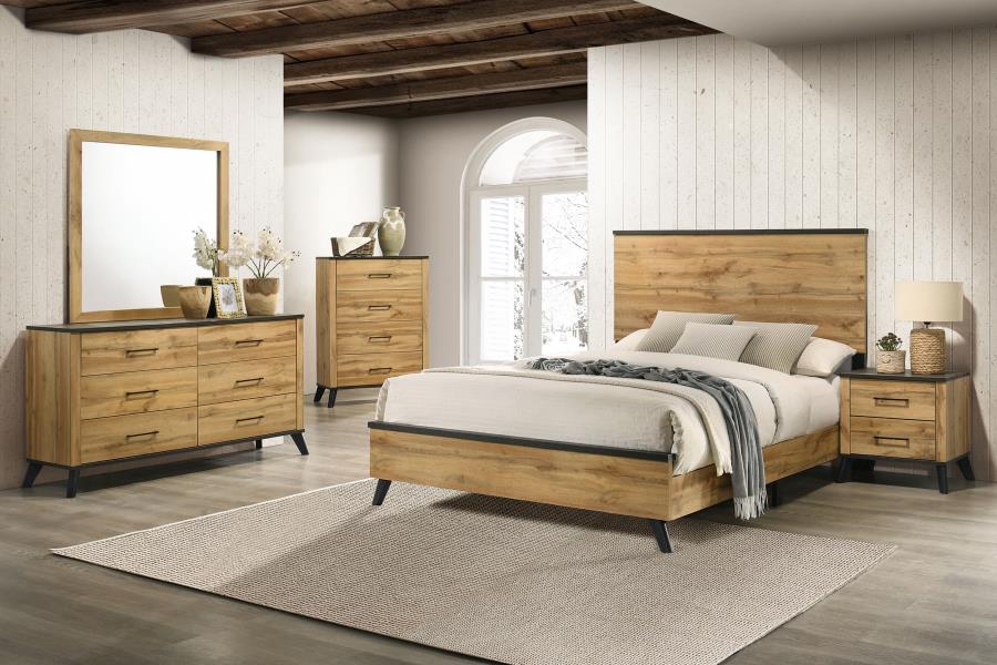 Kaywood Bedroom Set Natural Pine - Image 4