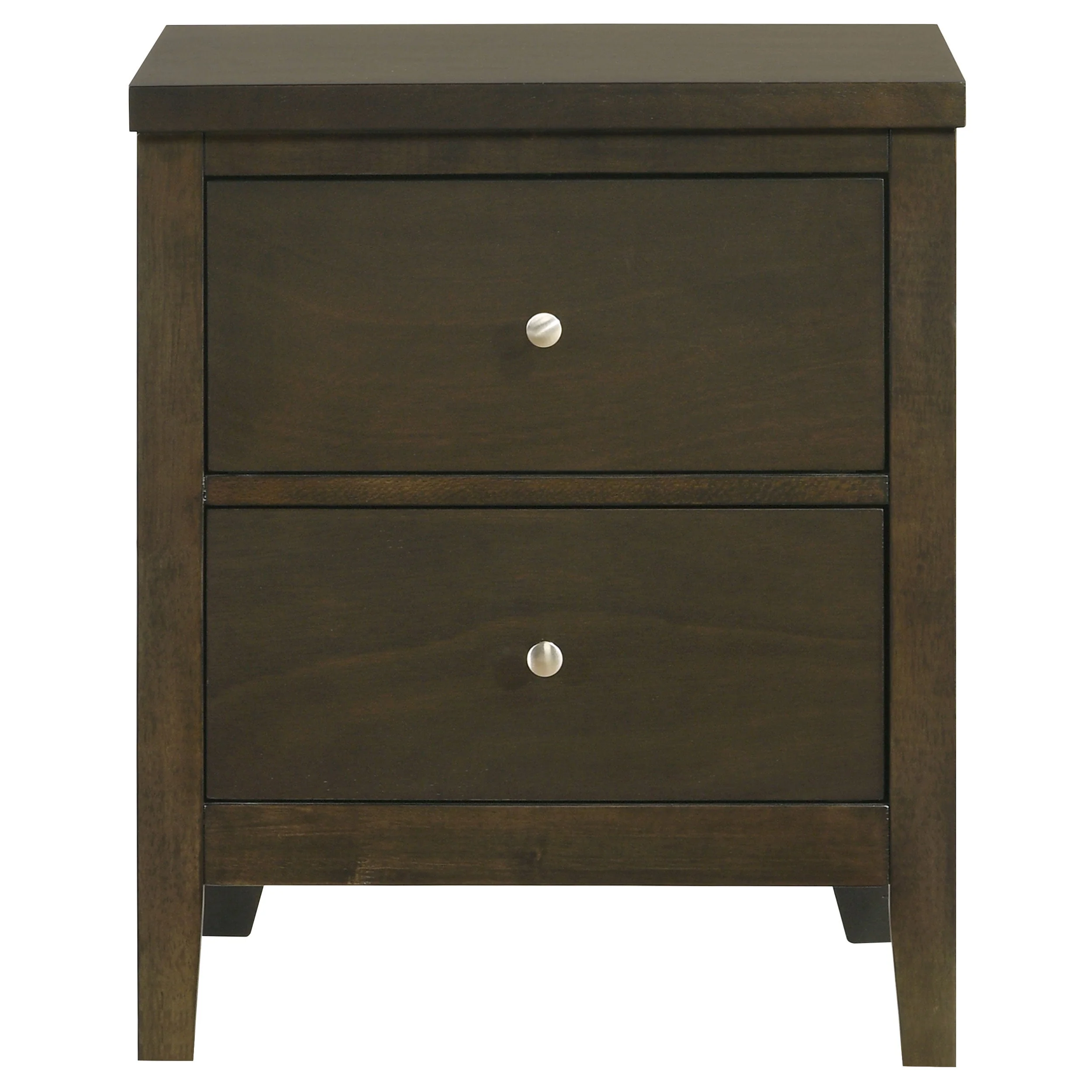 Wilkes 2-drawer Nightstand Bedside Table Dark Cocoa - Image 4