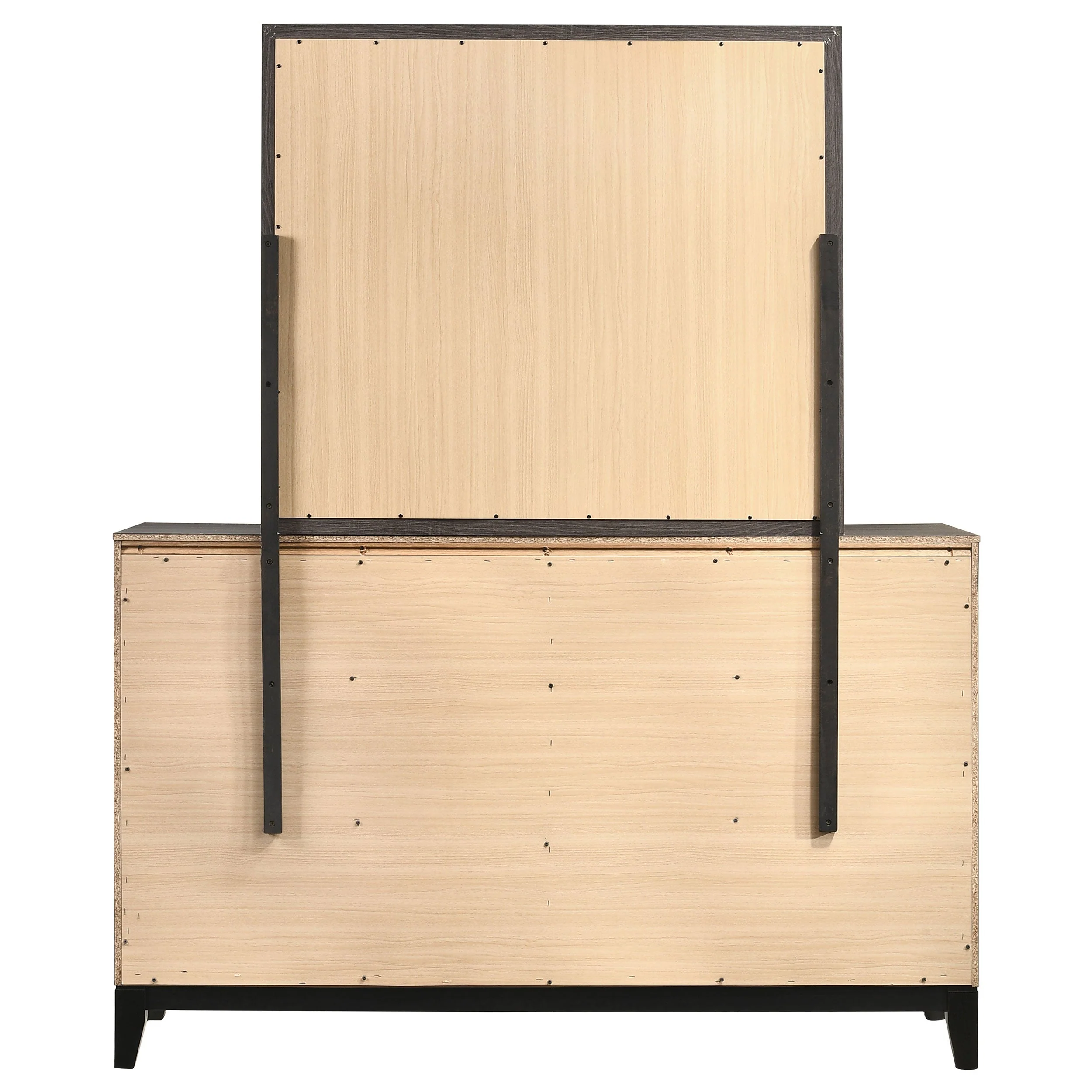 Watson 6-drawer Dresser with Mirror Grey Oak - Image 8