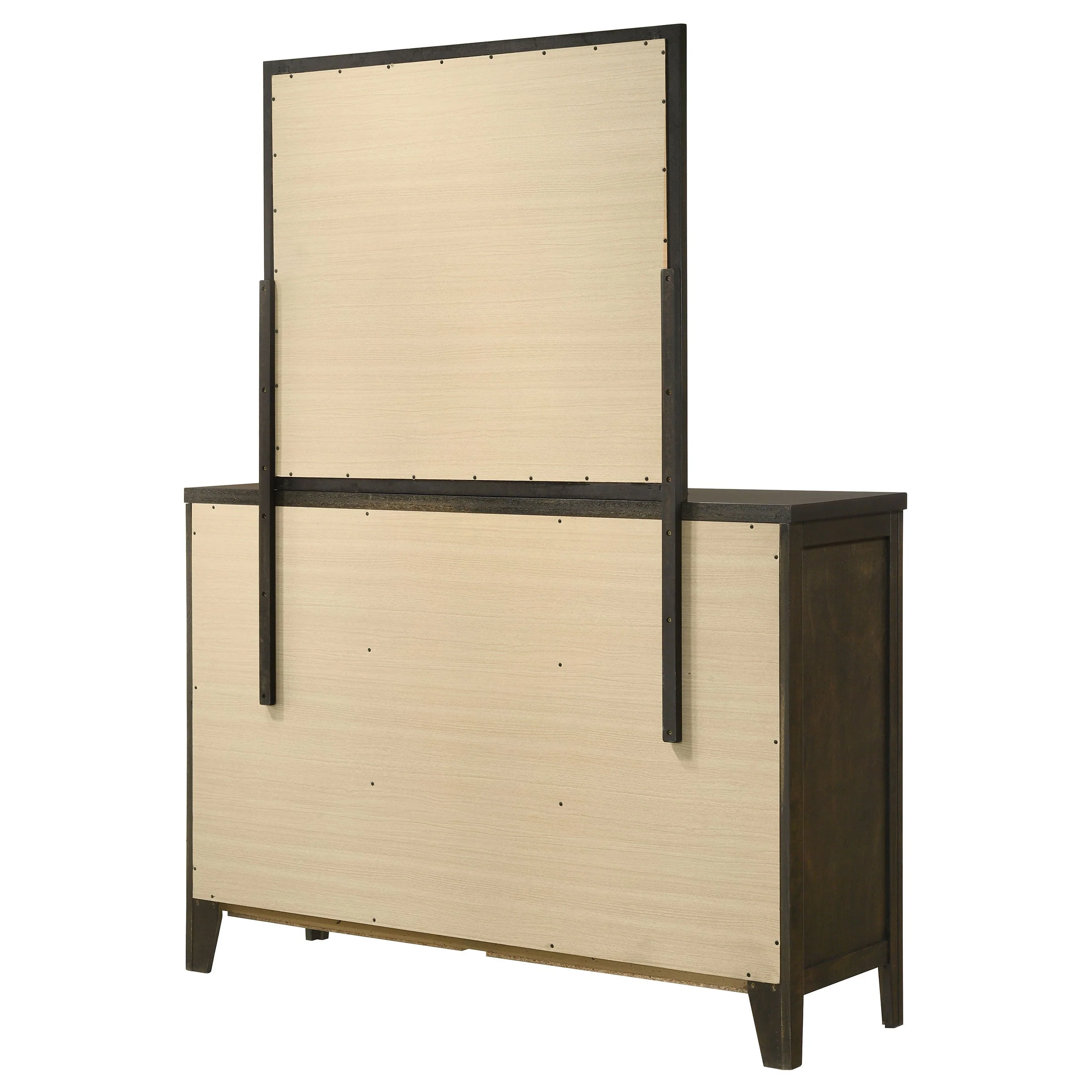 Wilkes 6-drawer Dresser and Mirror Dark Cocoa - Image 9