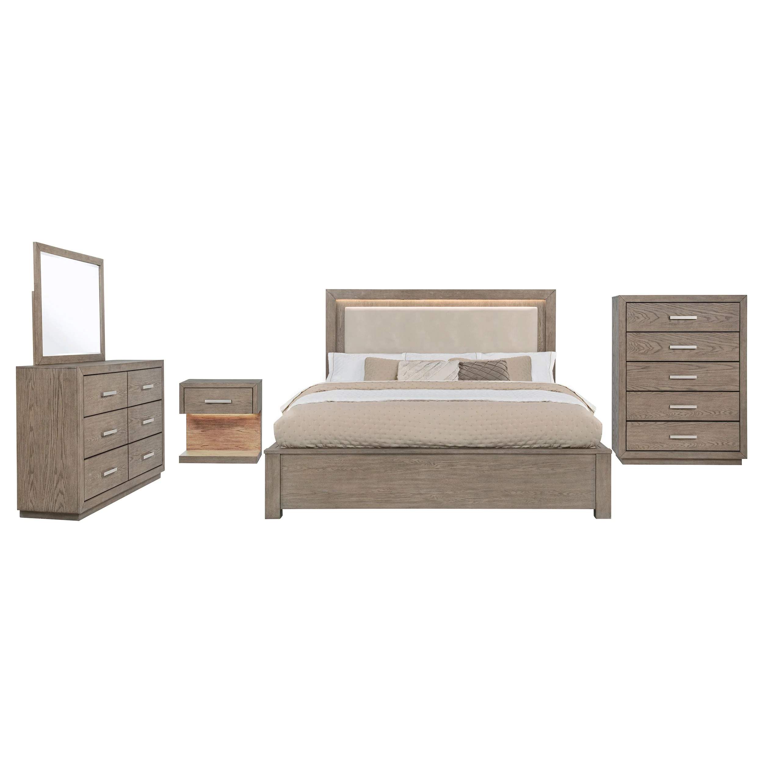 Kenora Bedroom Set Barley Brown - Image 18