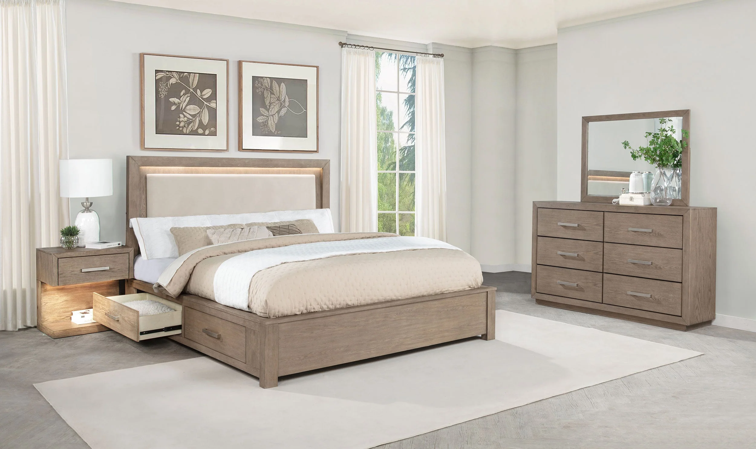 Kenora Bedroom Set Barley Brown - Image 9