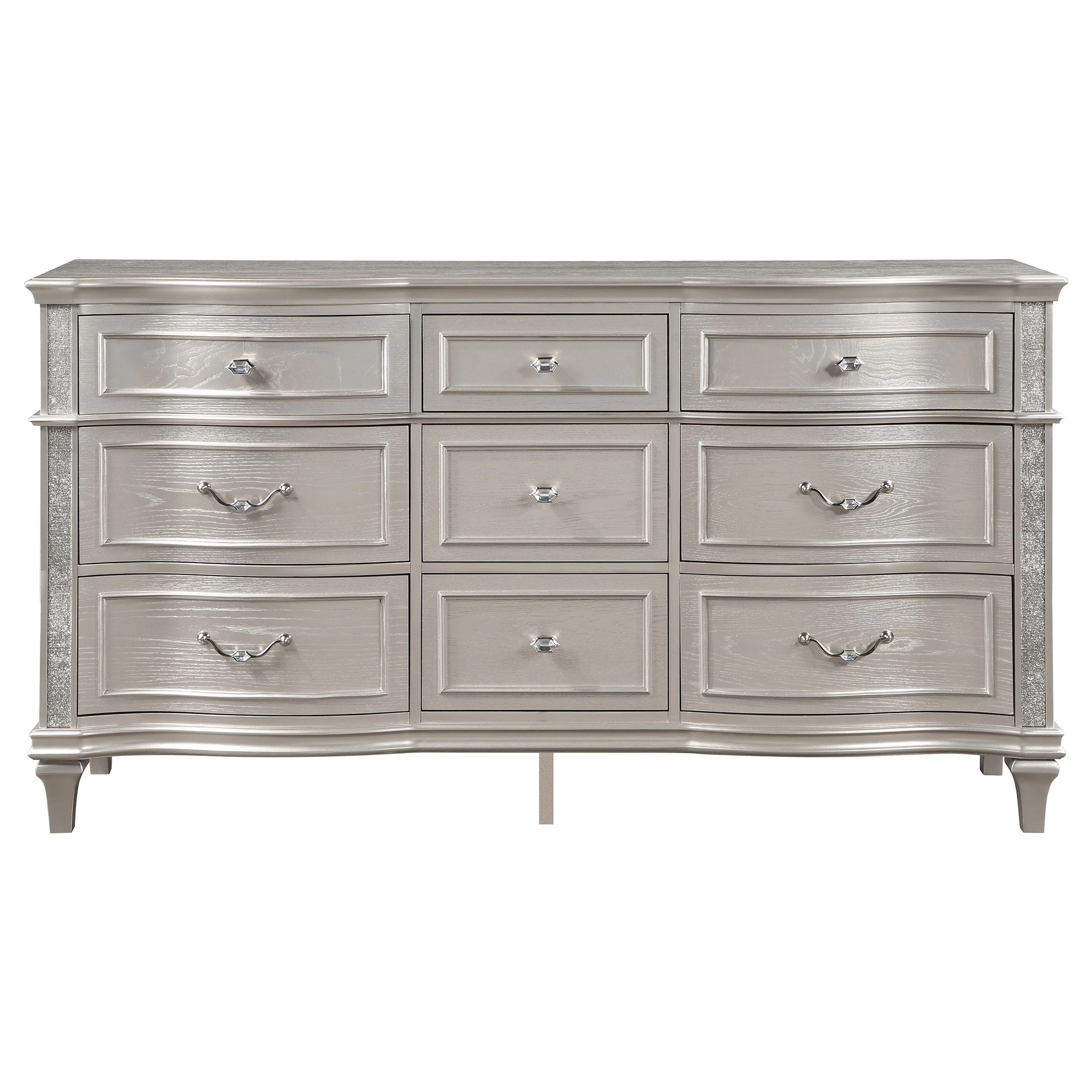 Evangeline 9-drawer Dresser Silver Oak - Image 3