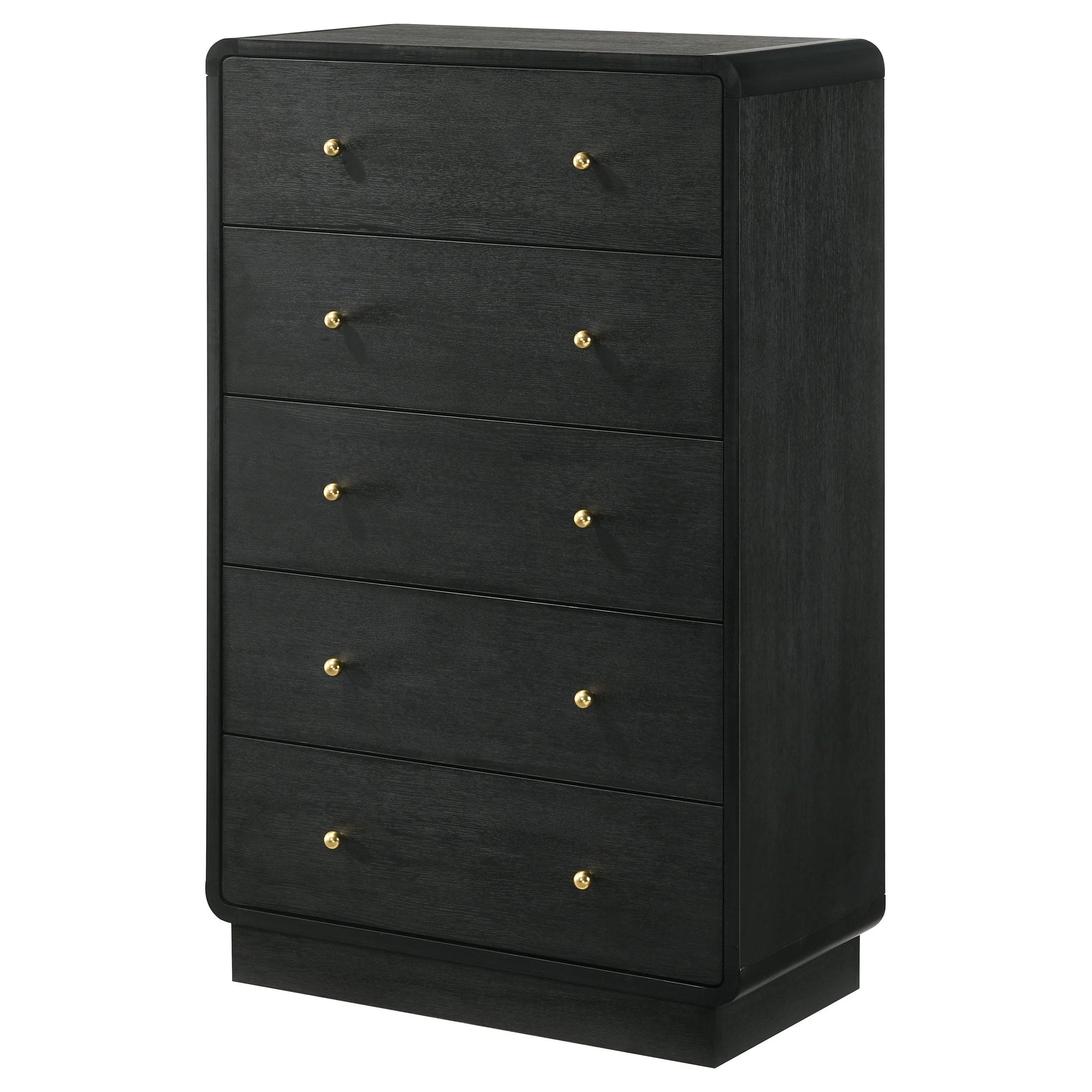 Cavelle 5-drawer Chest of Drawers Black - Image 5