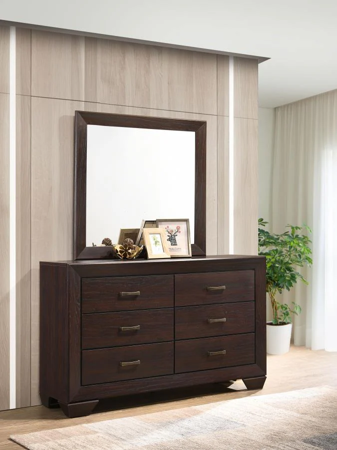 Kauffman 6-drawer Dresser with Mirror - Image 2