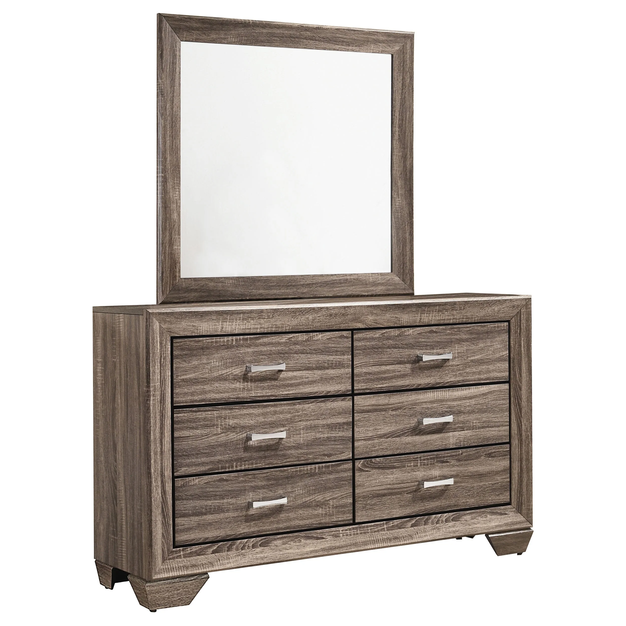 Kauffman 6-drawer Dresser with Mirror - Image 3