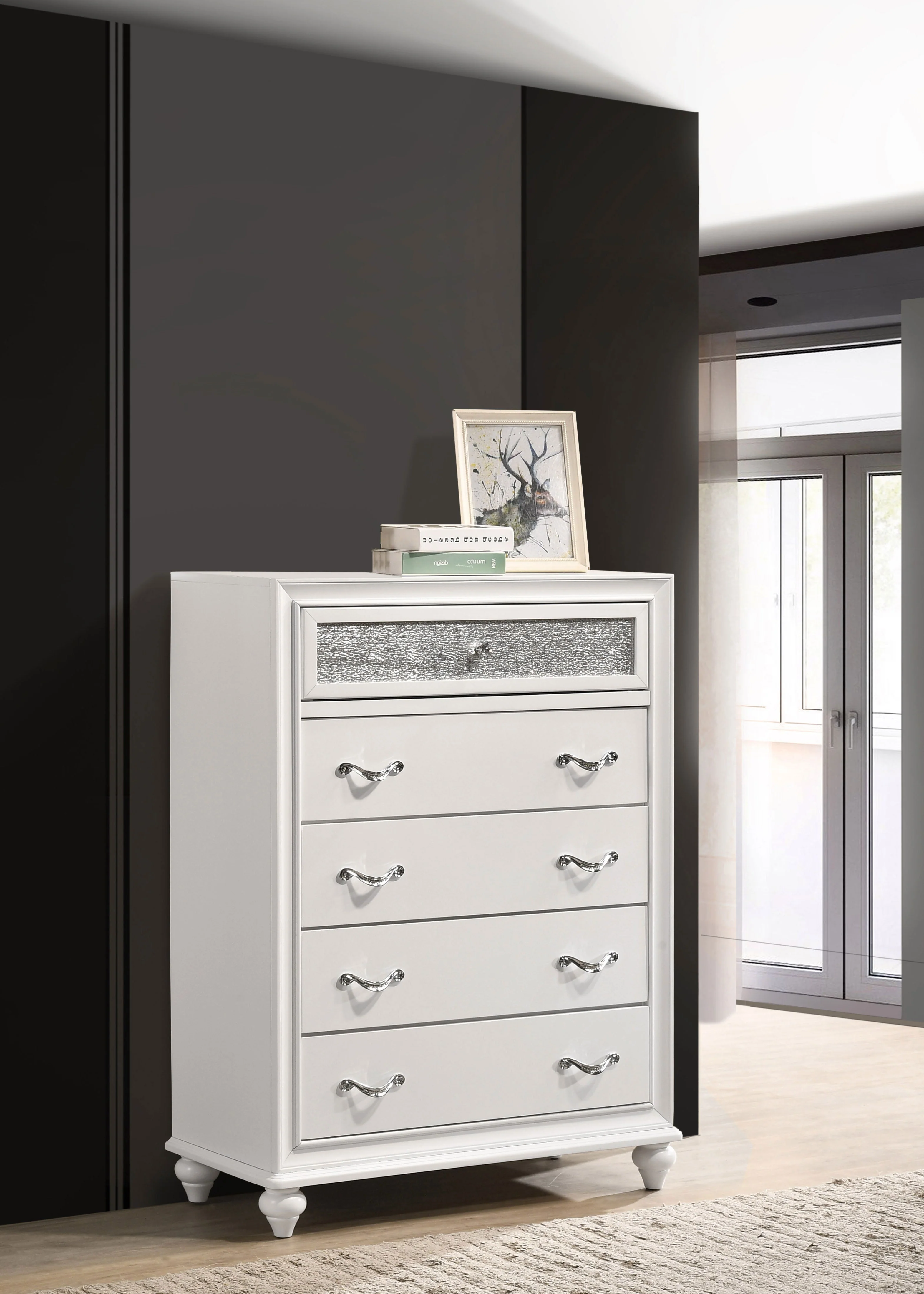 Barzini 5-drawer Bedroom Chest - Image 3
