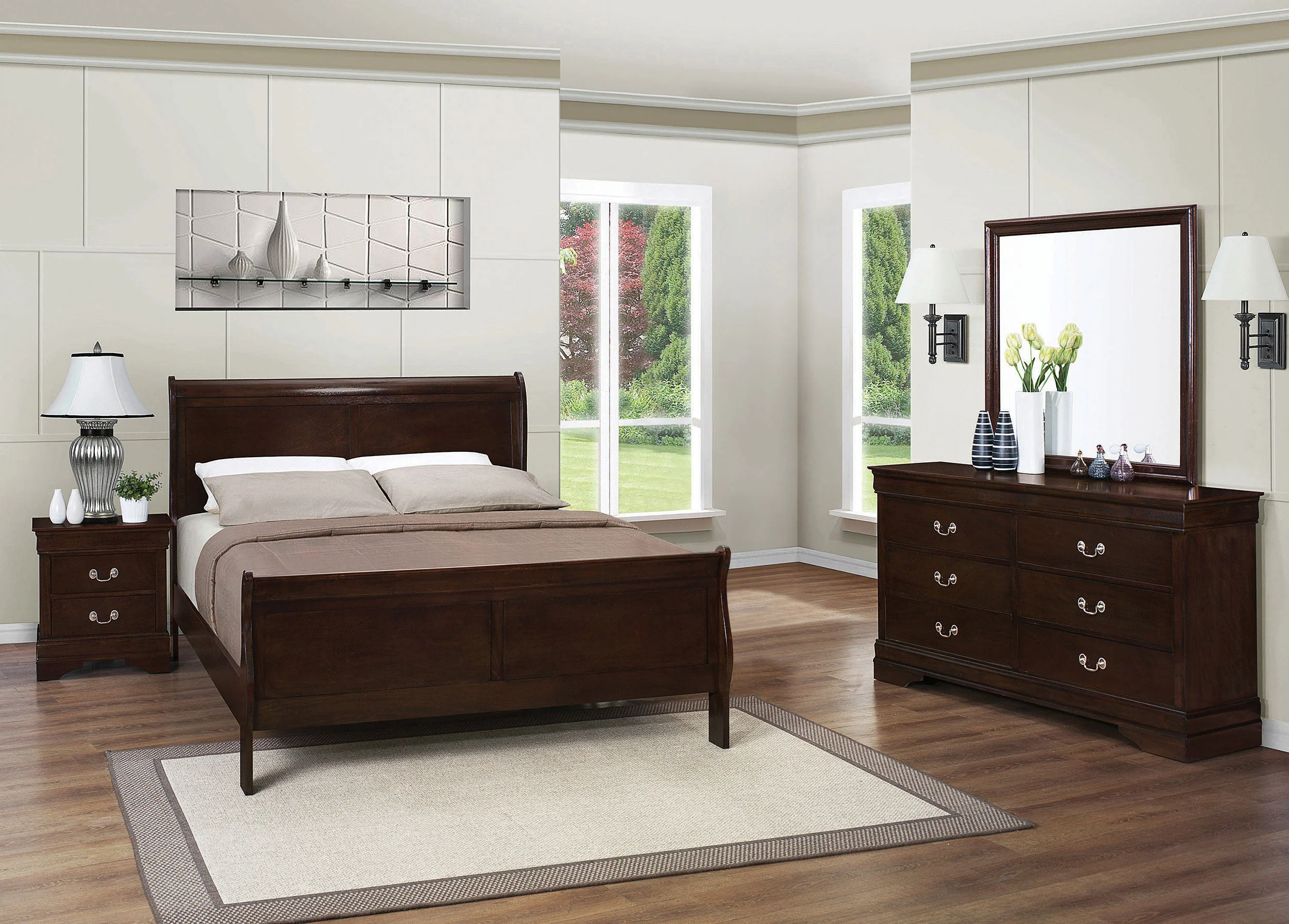 Louis Philippe Bedroom Set - Image 21