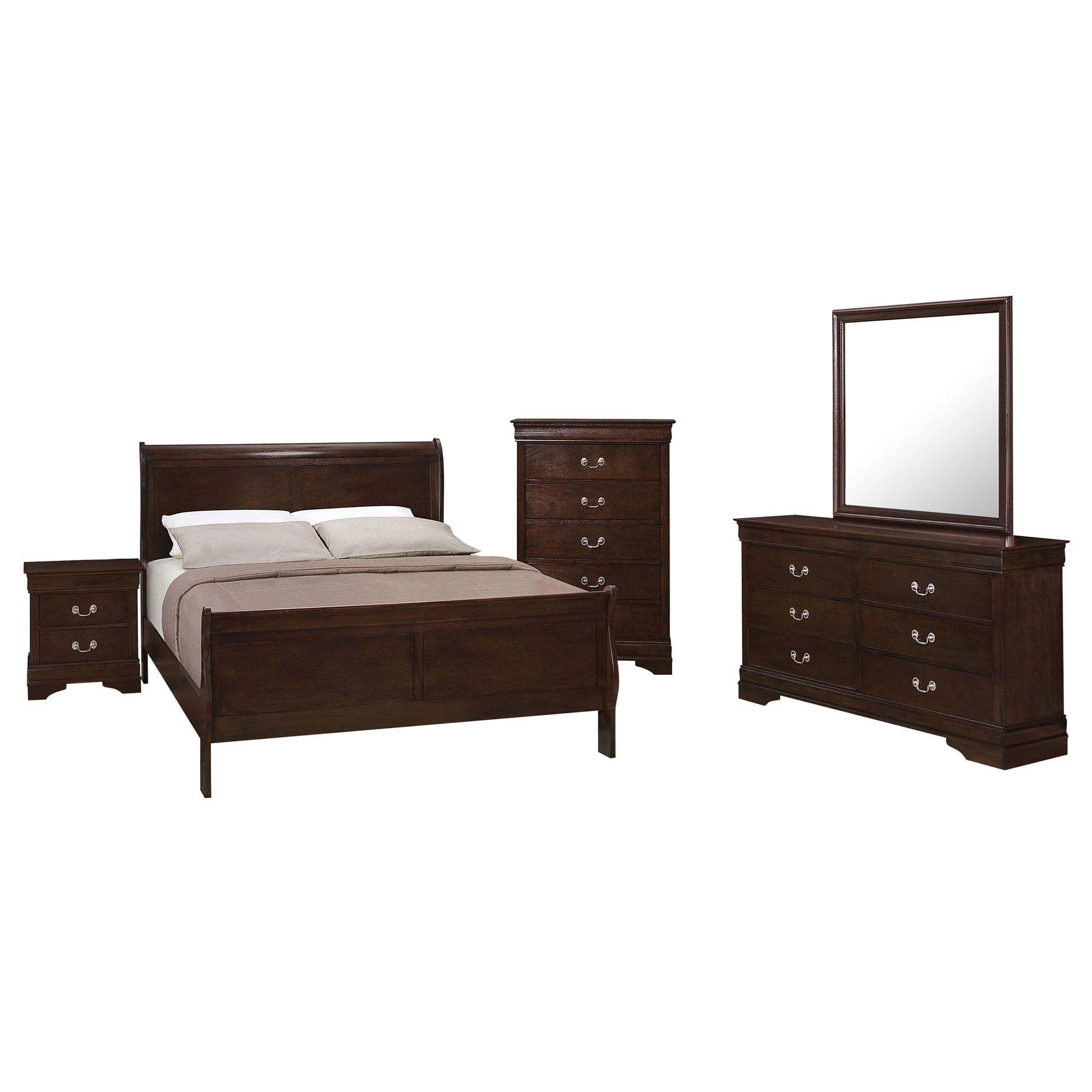 Louis Philippe Bedroom Set - Image 36