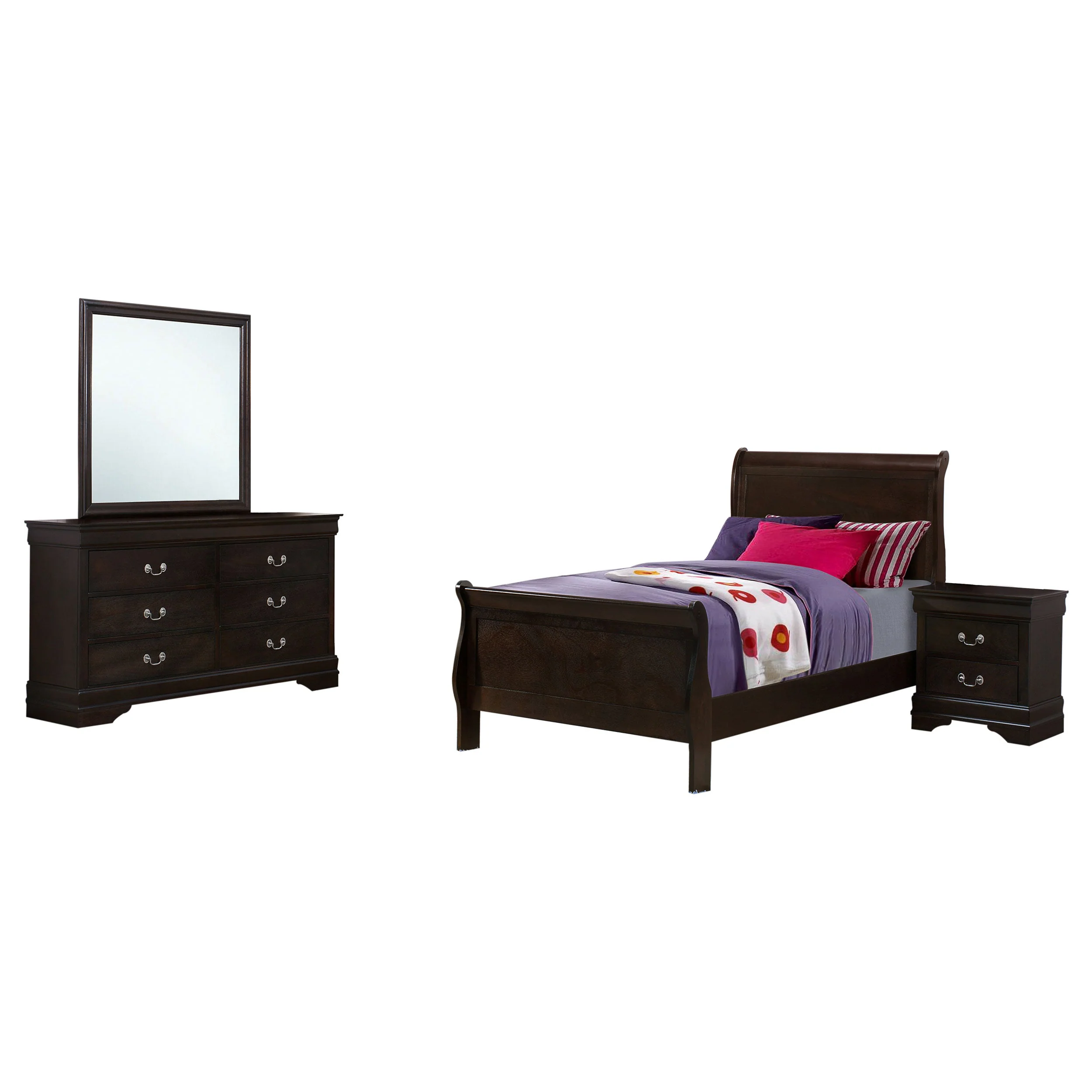 Louis Philippe Bedroom Set - Image 39