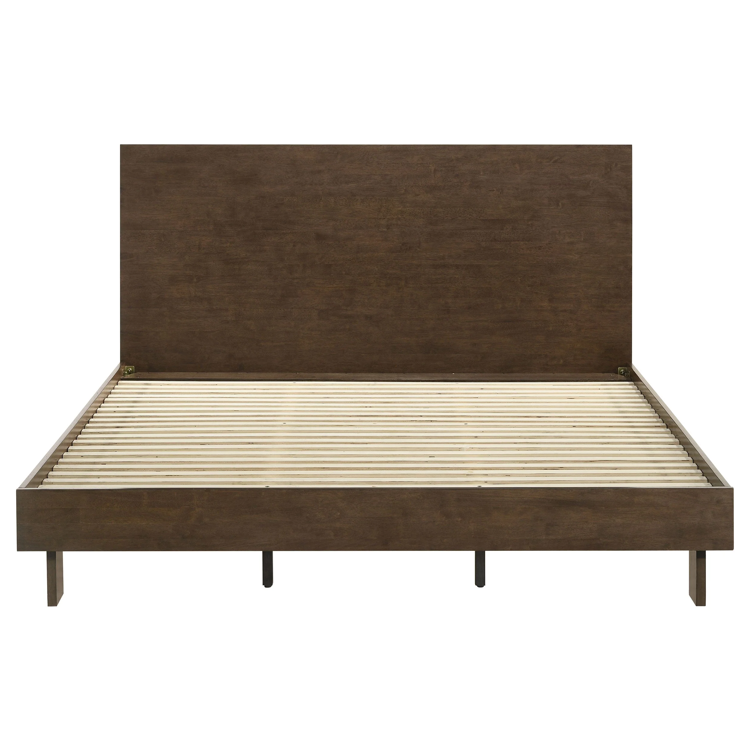 Glenwood 48-inch Platform Panel Bed Warm Brown - Image 10