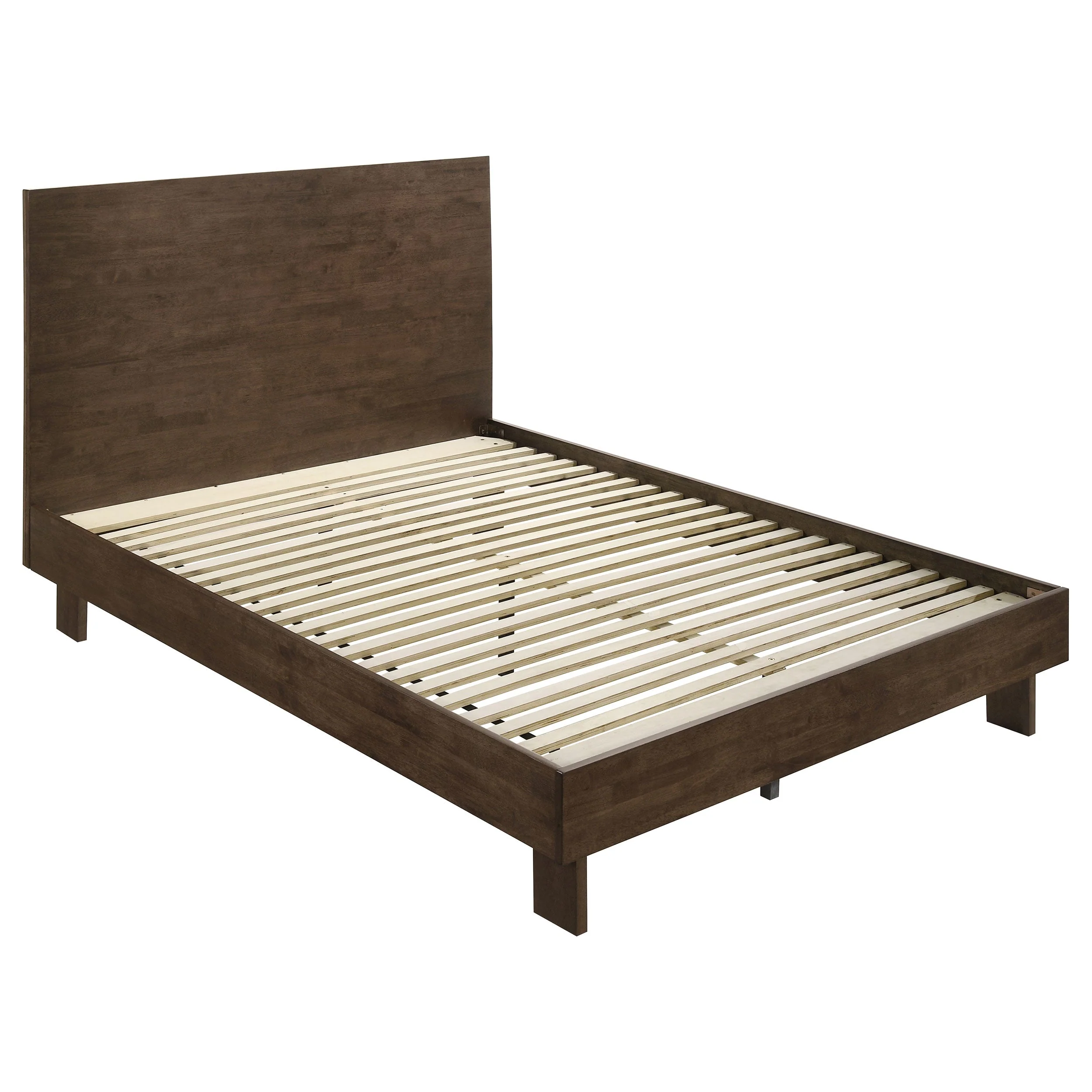 Glenwood 48-inch Platform Panel Bed Warm Brown - Image 3