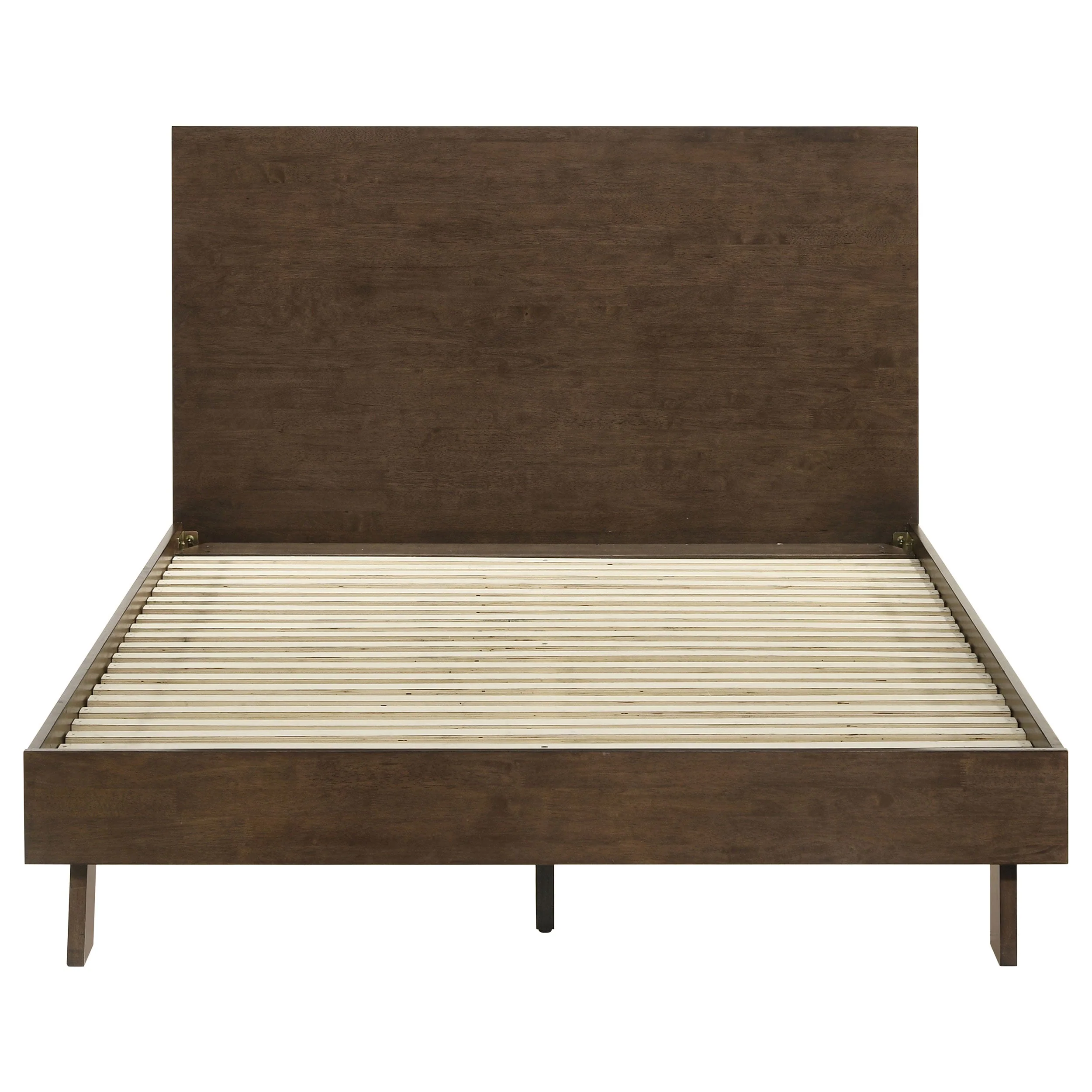 Glenwood 48-inch Platform Panel Bed Warm Brown - Image 9