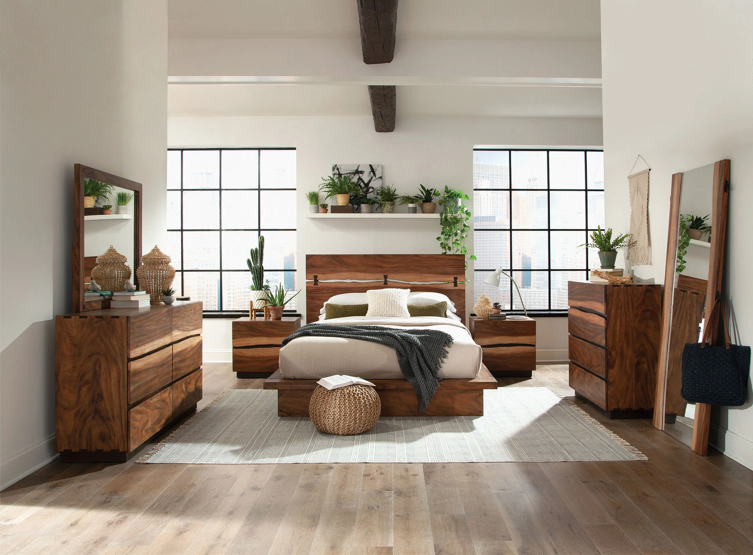 Winslow 6-drawer Dresser Smokey Walnut - Image 5