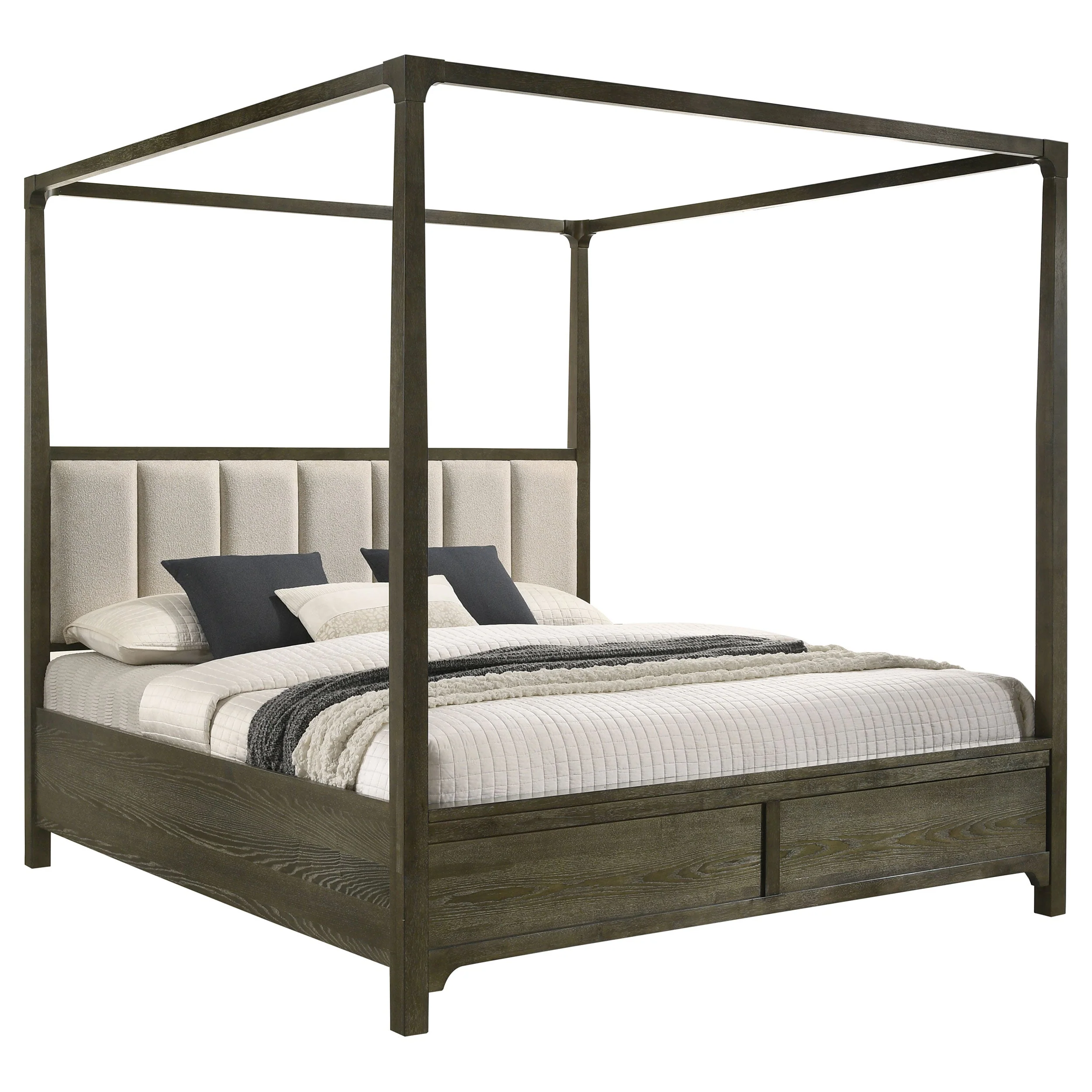 Gran Park Canopy Bed Dark Cocoa - Image 12
